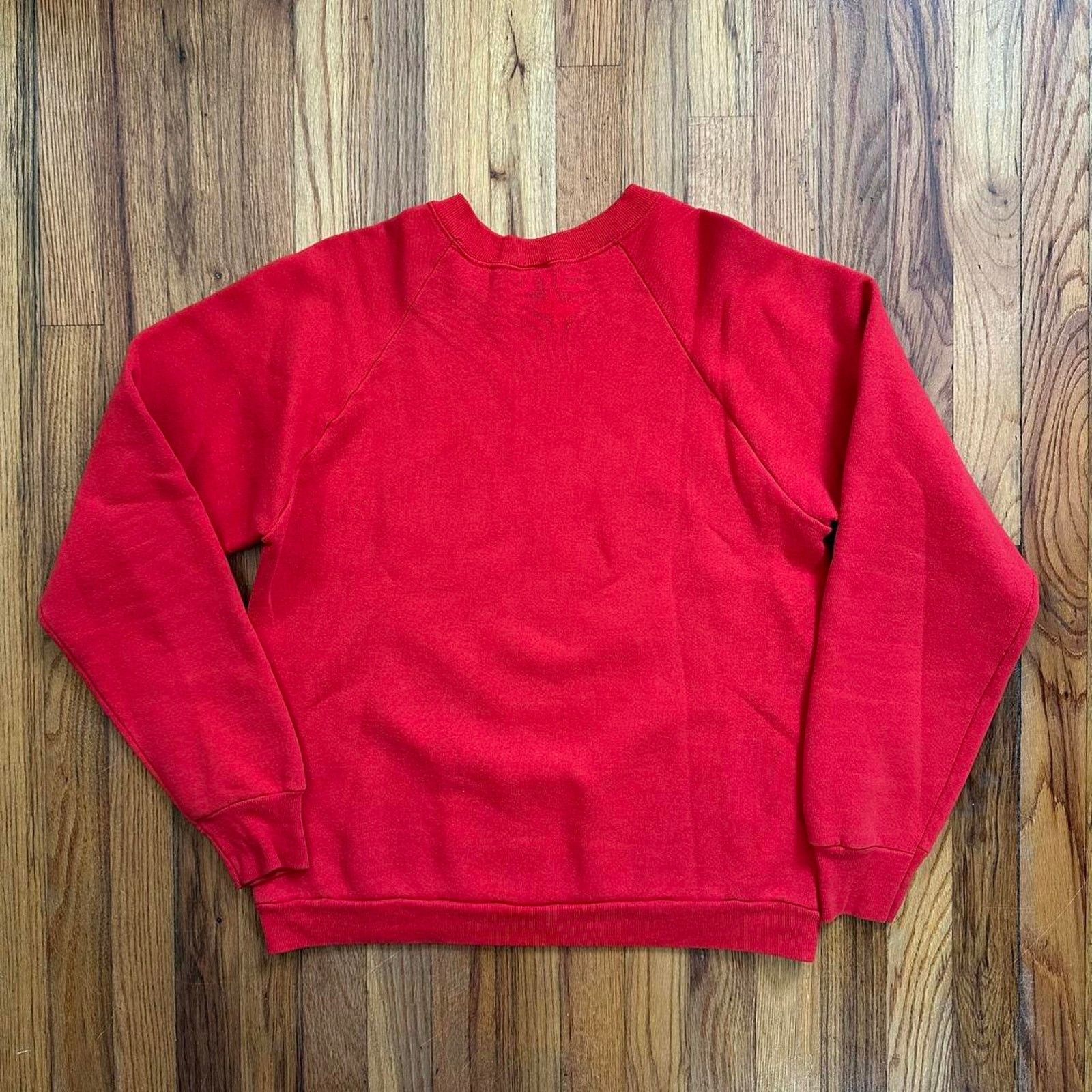 Vintage Christmas Holiday Sweater Santa Reindeer Healthy New Year L Size US L / EU 52-54 / 3 - 4 Thumbnail