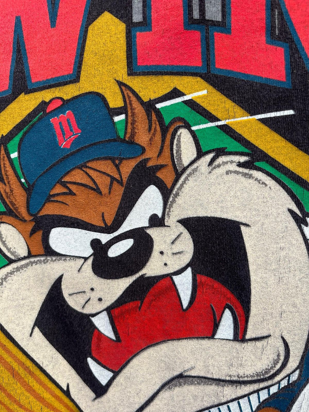 Vintage Looney Tunes x Minnesota Twins MLB collab 90s Size US XL / EU 56 / 4 - 3 Thumbnail