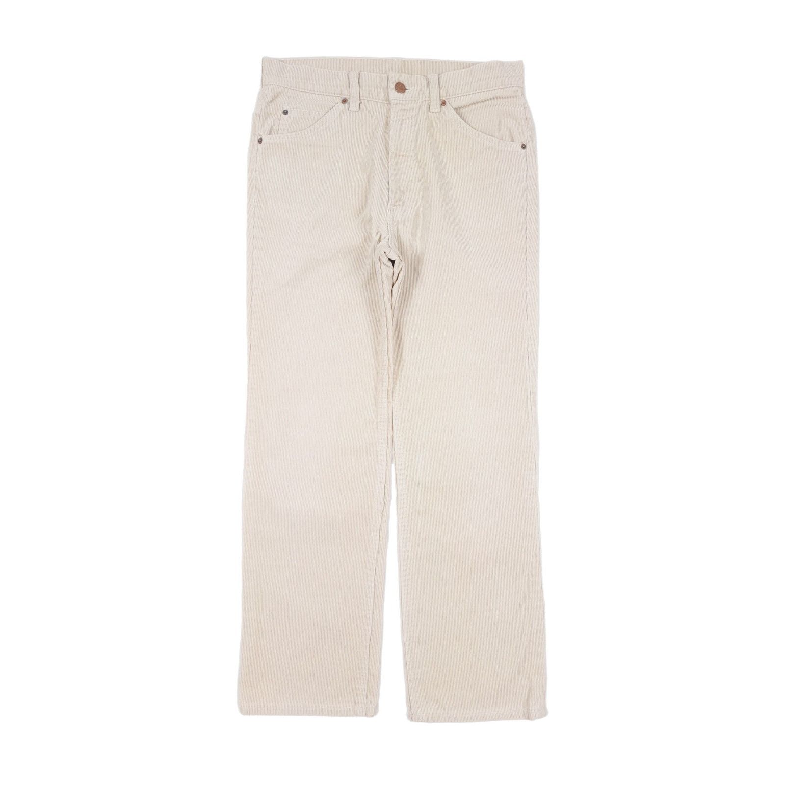 Levi's Vintage Clothing × Vintage 💎 1979 Levi's 640 31/28 White Corduroy Cords Jeans Pants Size US 31 - 1 Thumbnail