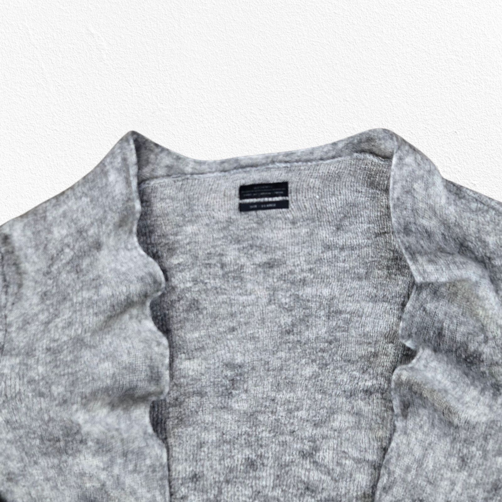 Allsaints AllSaints Grey Wool Alpaca Cardigan Sweater Size XL Size XL / US 12-14 / IT 48-50 - 4 Thumbnail