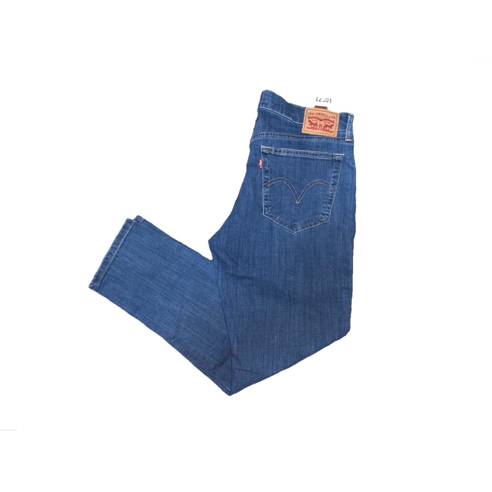 Levi's Levi’s Boyfriend Slim Fit Womens Jeans Size 29 Blue 27in Inseam Mid Rise Cotton Denim Zip Size 30" / US 8 / IT 44 - 2 Thumbnail
