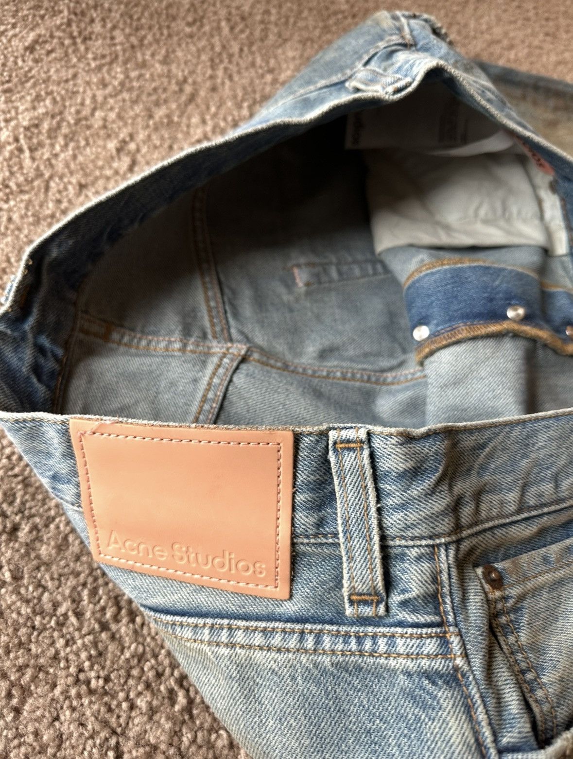 Acne Studios Acne Studios 2023 Baggy Mudwash Denim Size US 34 / EU 50 - 6 Thumbnail