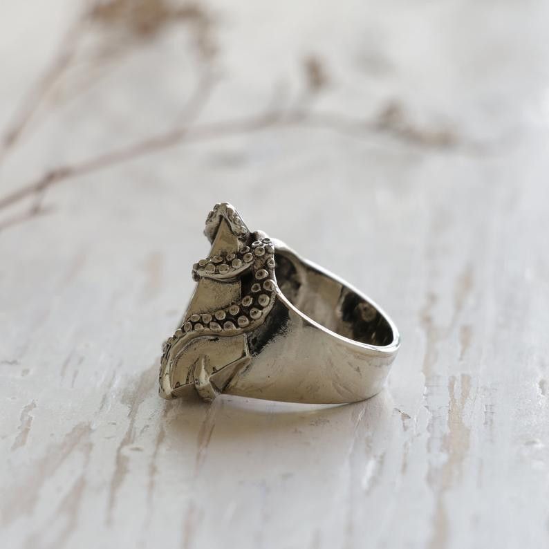 Jewelry All see eye Jewelry Rings Open Size Chrome Ring (Size 7-13) Size ONE SIZE - 4 Thumbnail