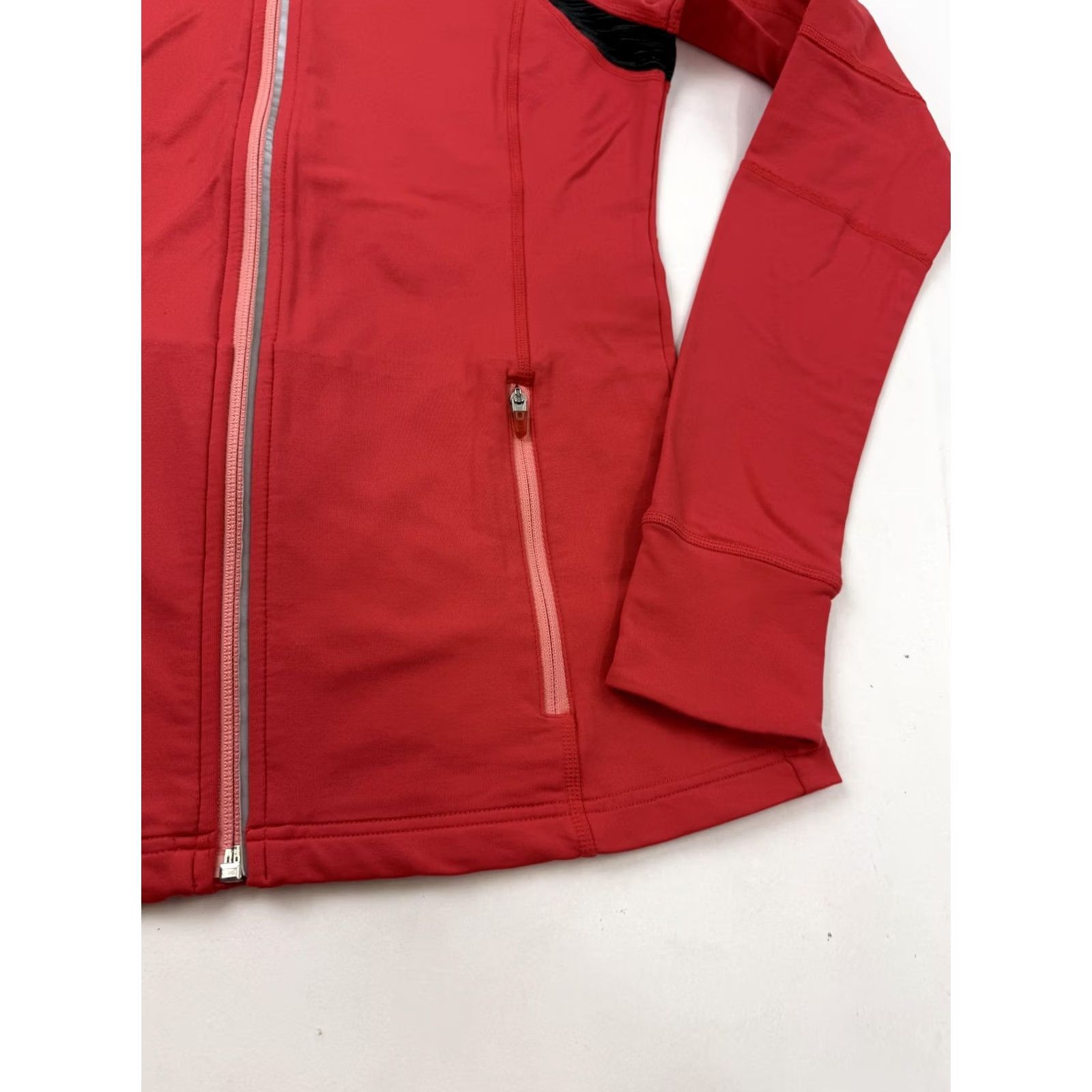 Vintage Lucy Jacket Womens XS Red Full Zip Track Slim Fit Running Athletic Lightweight Size XS / US 0-2 / IT 36-38 - 2 Thumbnail