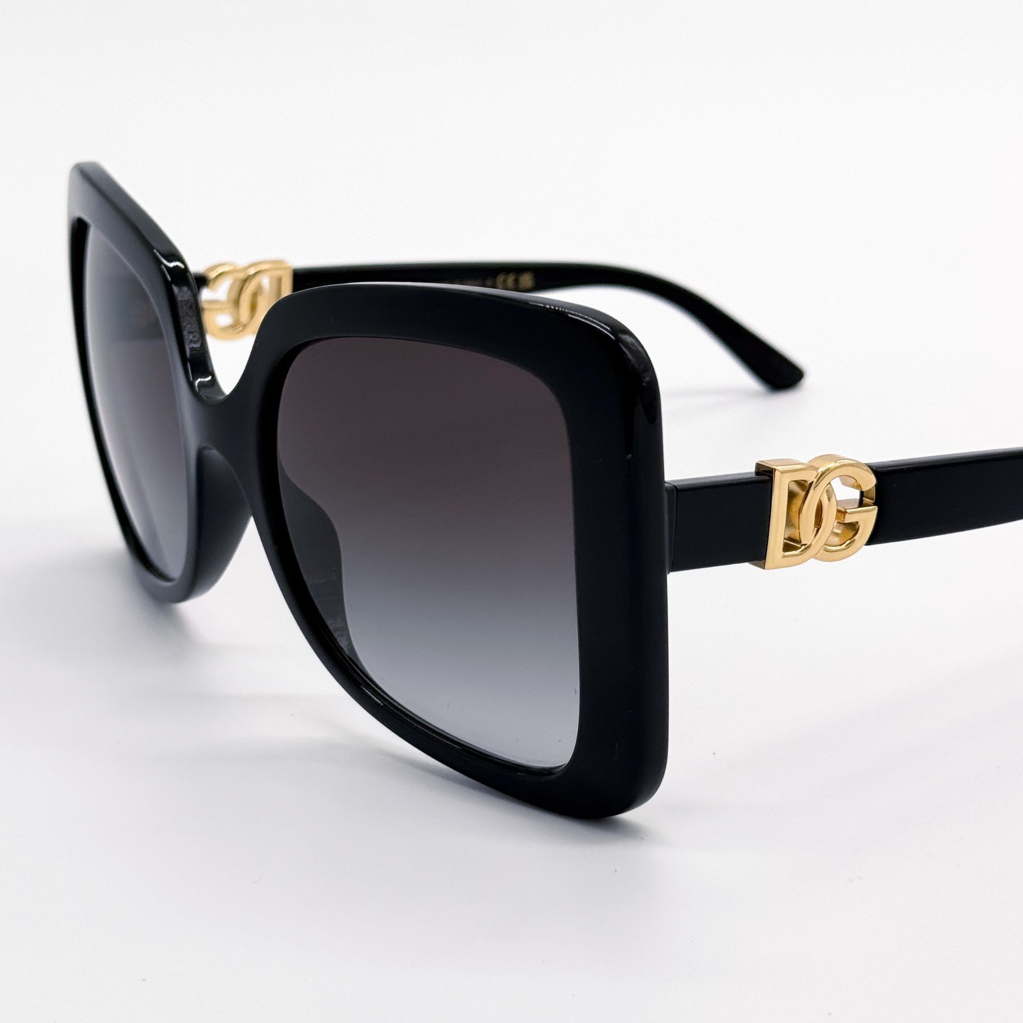 New Dolce&Gabbana DG6193U 501/8G Black Women Oversized Sunglasses New Dolce&Gabbana DG6193U 501/8G Black Women Oversized Sungl main image 2