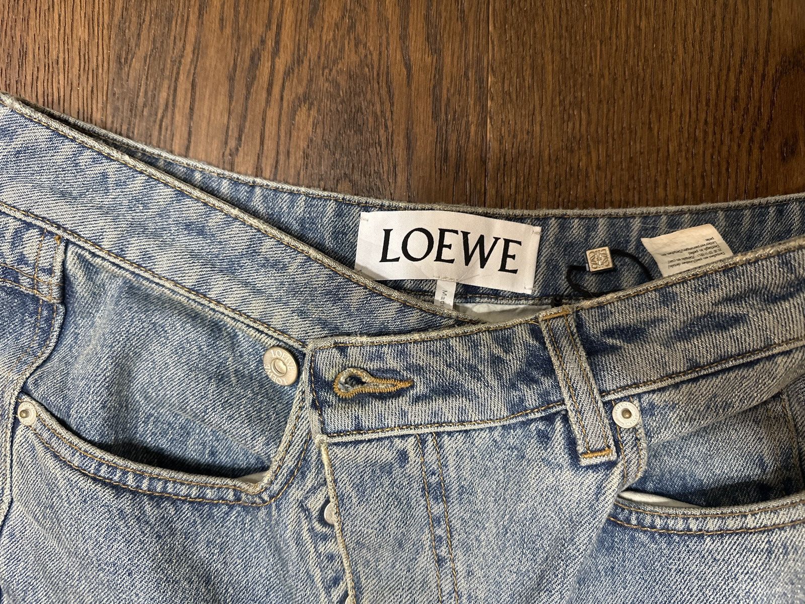 Loewe Loewe High Waist Wide Leg Denim Size US 30 / EU 46 - 2 Thumbnail