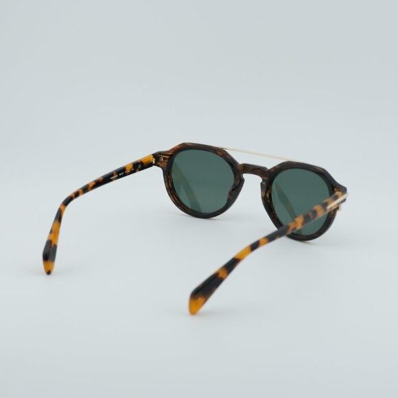 Rag & Bone Rag & Bone RNB6006/S 0086 QT Sunglasses Havana Square Frame Size ONE SIZE - 5 Thumbnail