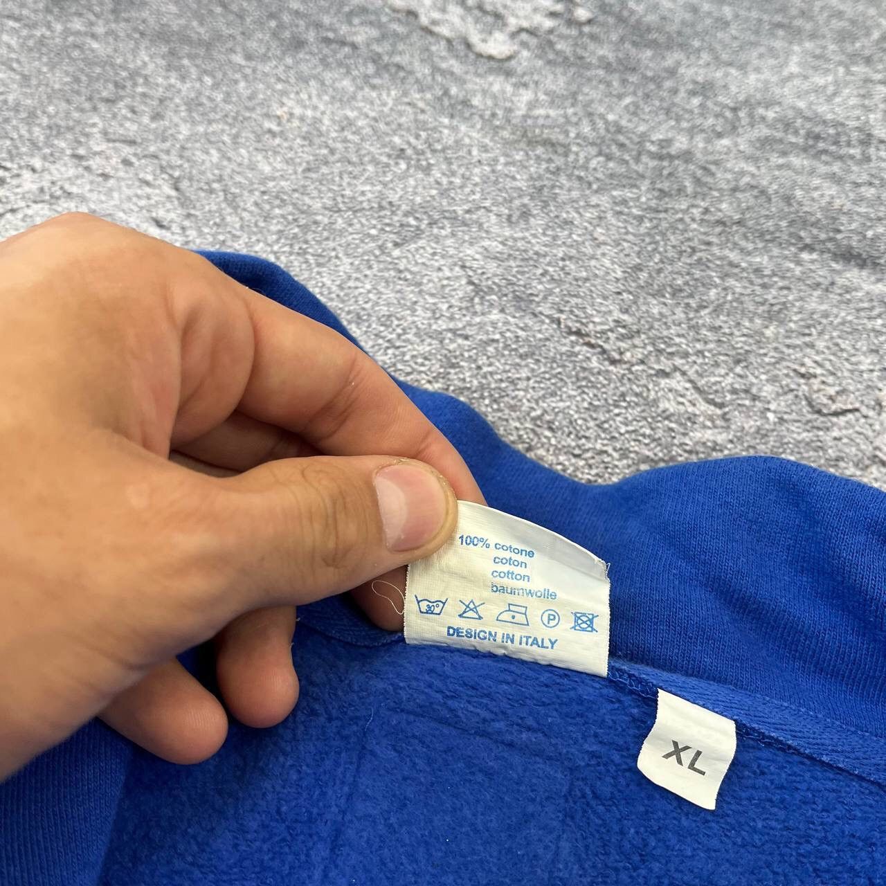 Other Y2K Rare 🇮🇹 Blue Italia Team big center logo Soccer Zip Size US S / EU 44-46 / 1 - 6 Thumbnail