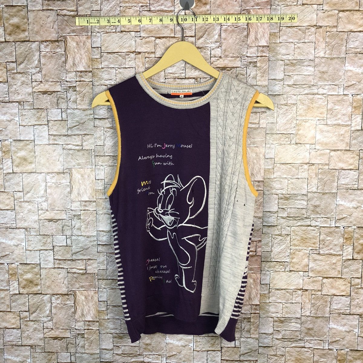 Jean Charles De Castelbajac Jean Charles De Castelbajac X Tom & Jerry Purple shirt #A423 Size US XS / EU 42 / 0 - 1 Thumbnail