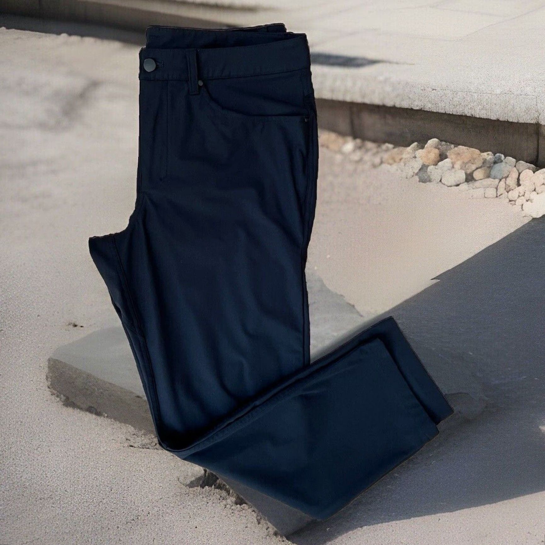 Lululemon Lululemon ABC Pants 34 Black Athleisure Casual Workwear Sportswear Commission Pants Mens Straight Khakis 34in Inseam 27in Lightweight Size US 34 / EU 50 - 2 Thumbnail