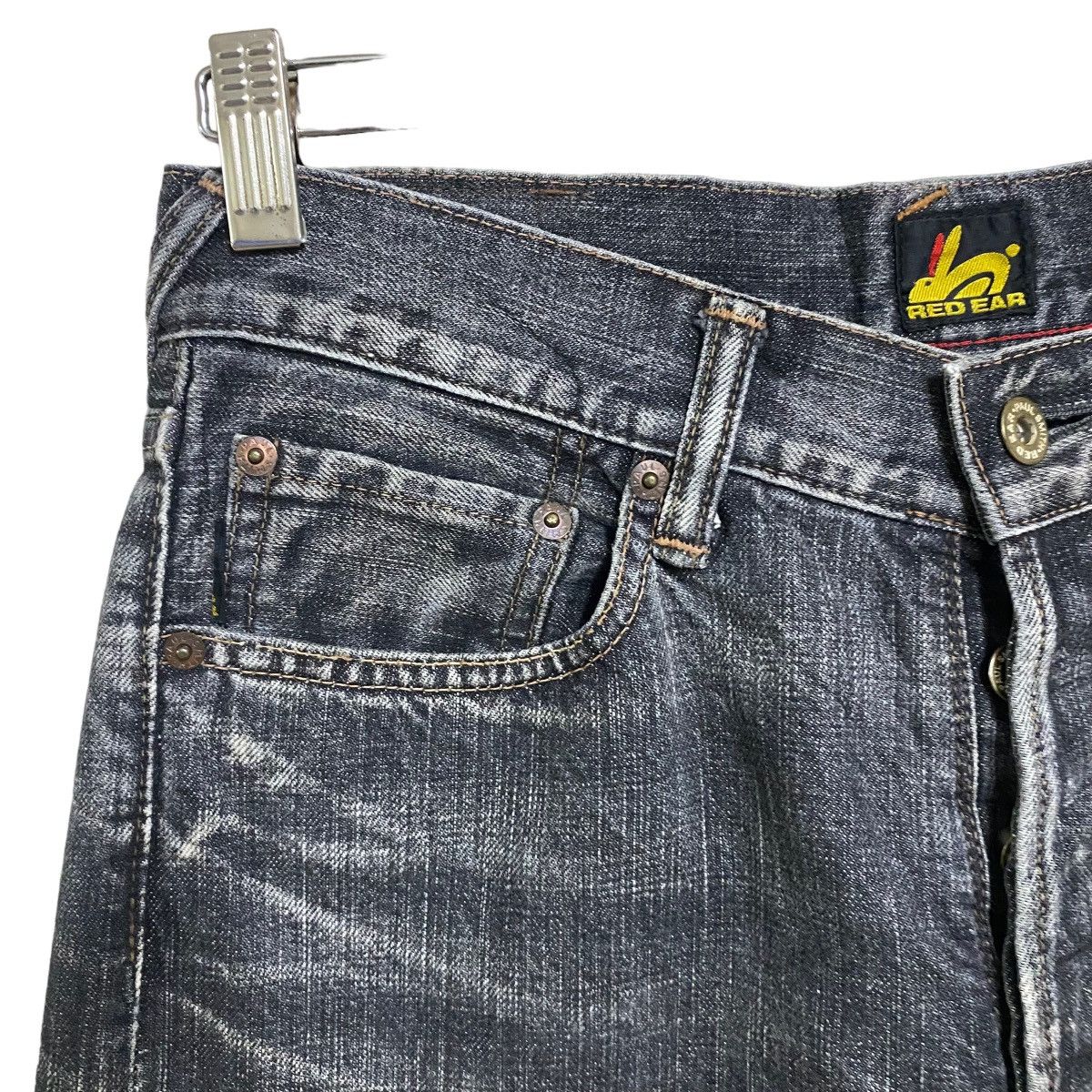 Japanese Brand Paul Smith Red Ear Denim Patchwork British Flag Jeans Size US 29 - 4 Thumbnail