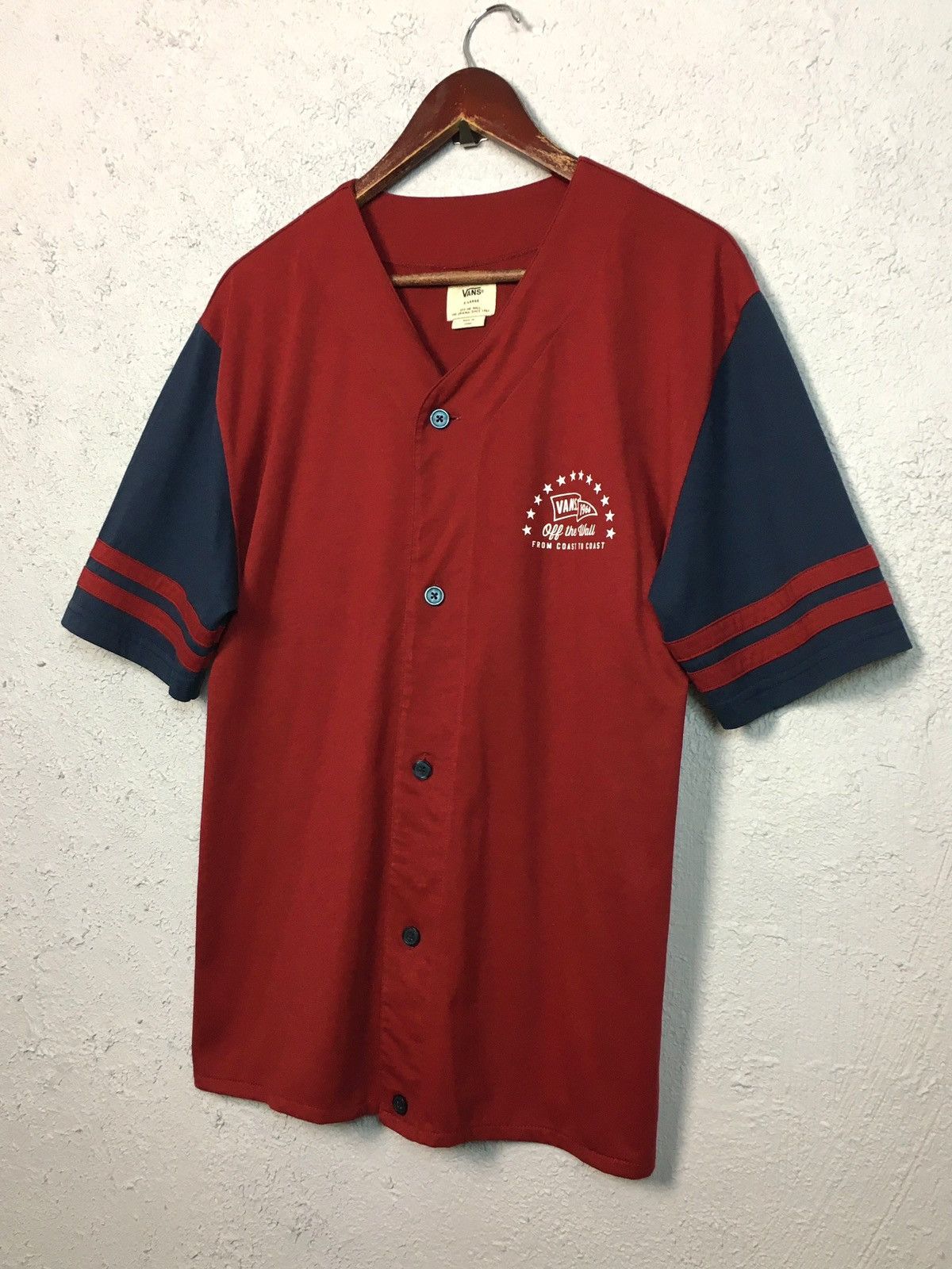 Vans vintage t-shirt VANS Baseball Jersey tee tshirt skate y2k Size US M / EU 48-50 / 2 - 4 Thumbnail