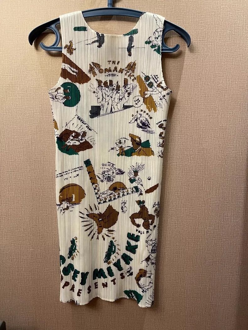 Issey Miyake Issey Miyake size:3 Comic dress vest dress Size S / US 4 / IT 40 - 3 Thumbnail