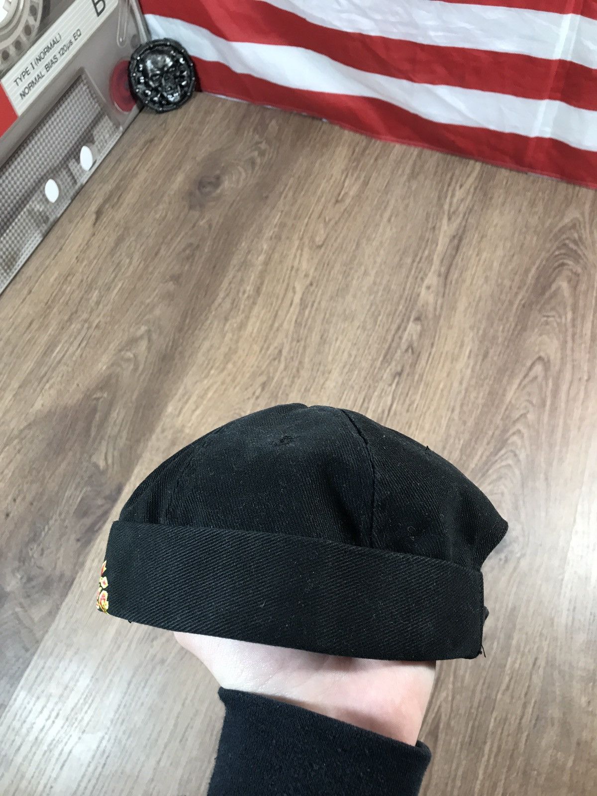 Japanese Brand × Vintage Vintage Biker Fire Hat Cap Size ONE SIZE - 5 Thumbnail
