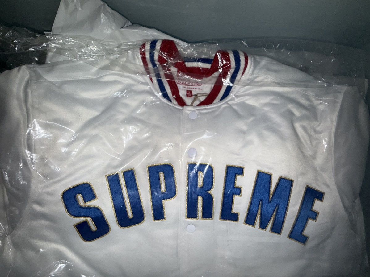 Mitchell & Ness × Supreme Supreme x Mitchell & Ness Varsity Jacket Sz.L Size US L / EU 52-54 / 3 - 3 Thumbnail