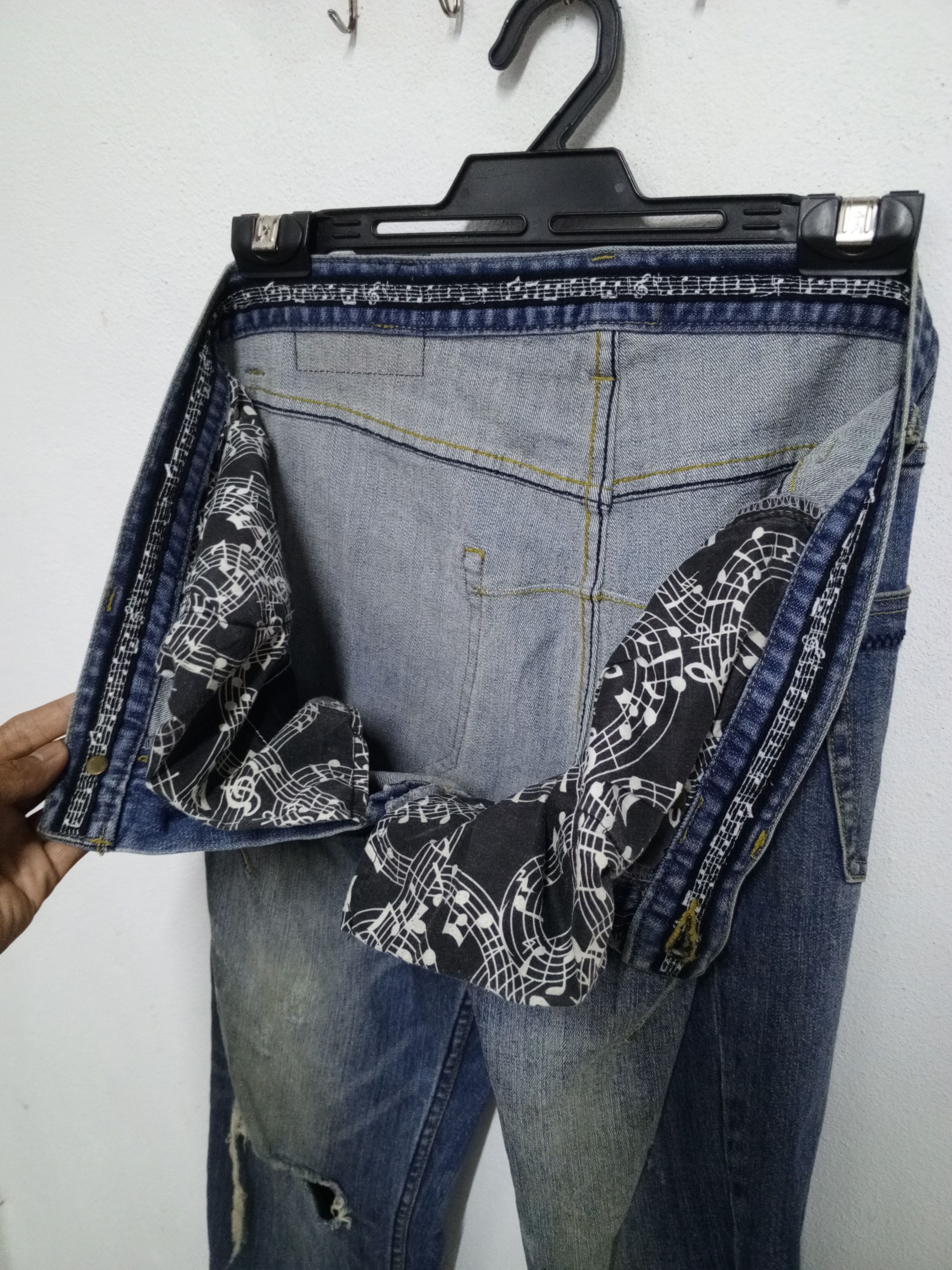 Number (N)ine {💥 rare 💥number(n)ine denim jeans Size US 32 / EU 48 - 13 Thumbnail