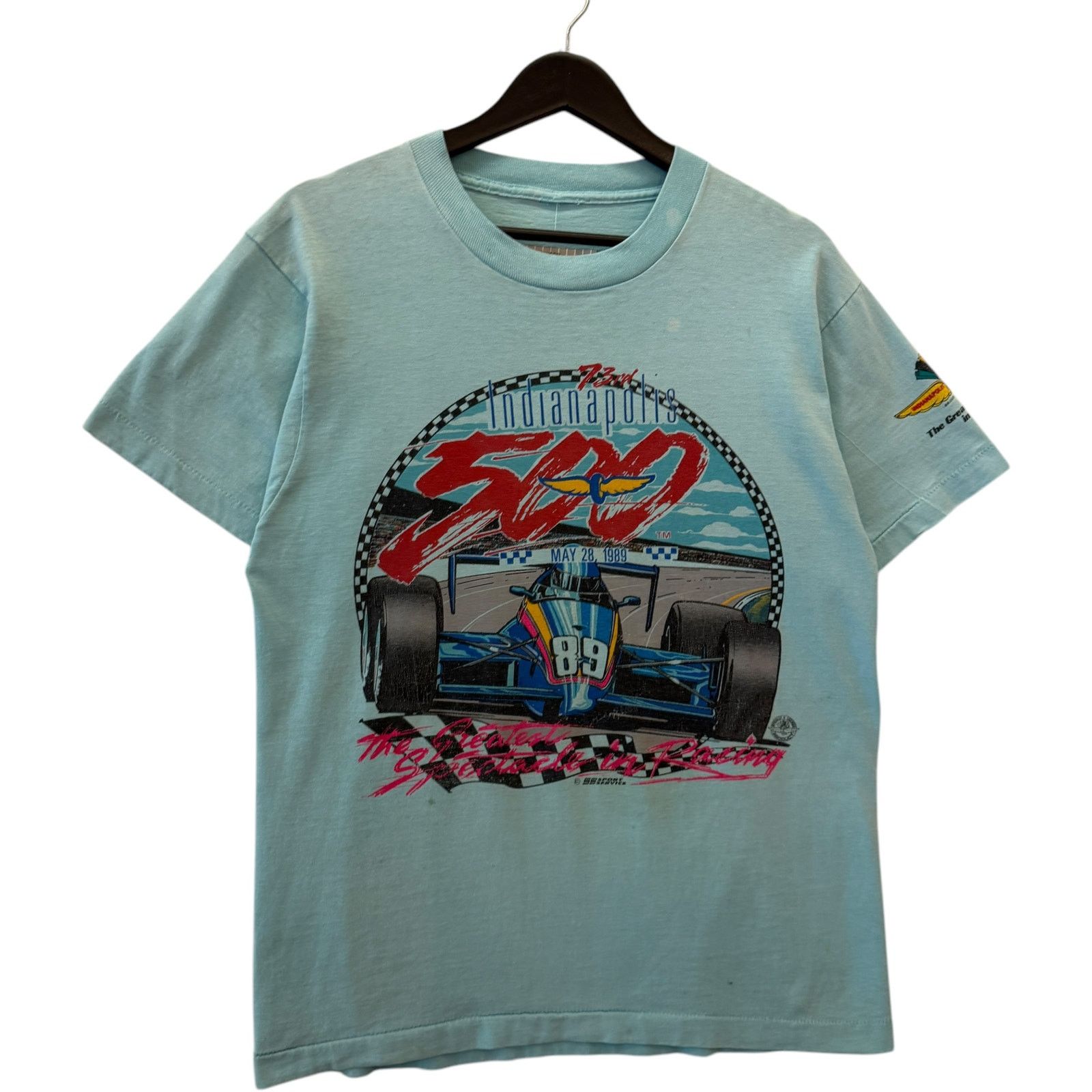 Vintage Vintage Indianapolis 500 Tee Men's L Size US L / EU 52-54 / 3 - 1 Thumbnail