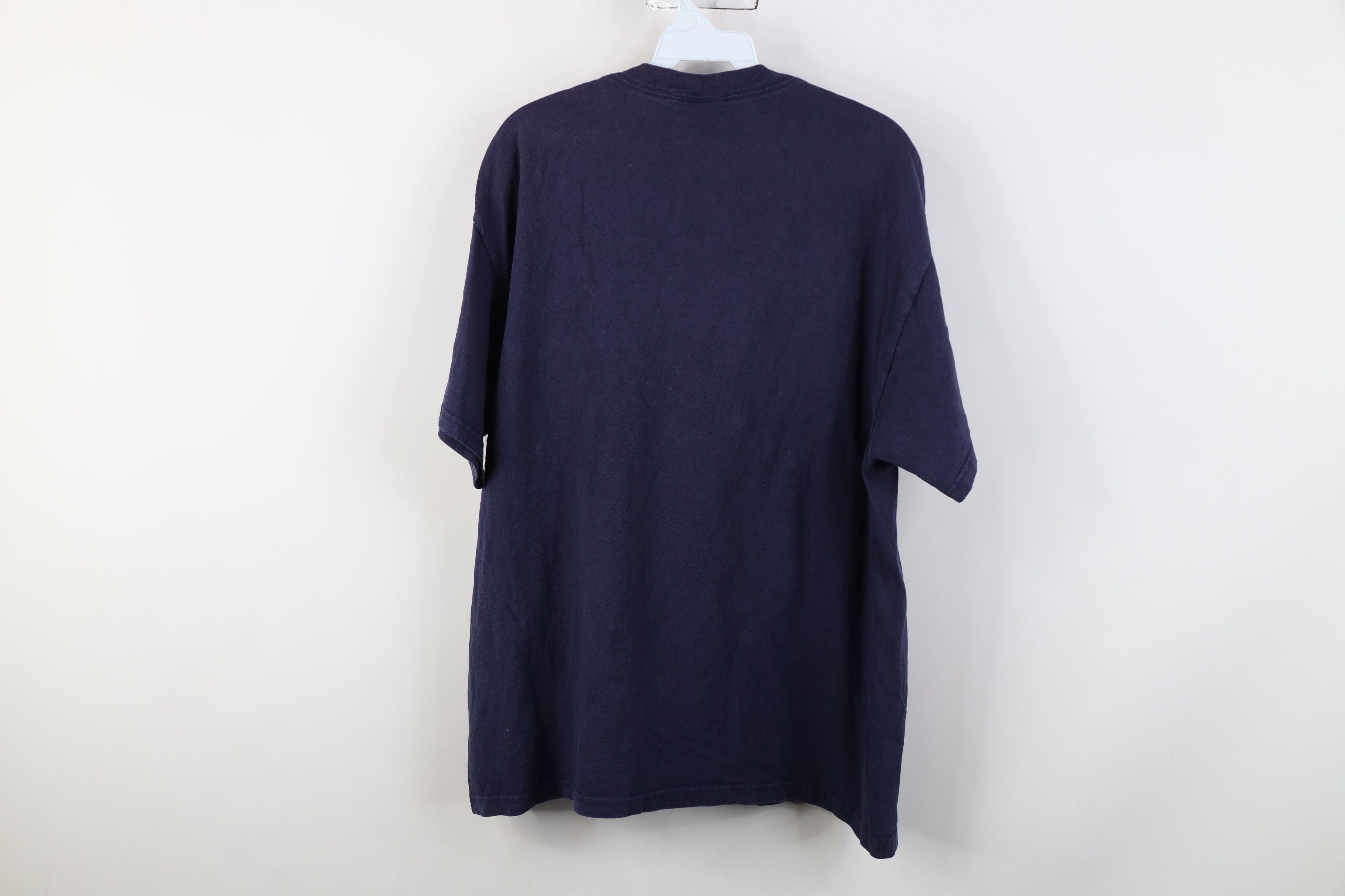 Vintage Vintage 90s New York Yankees Baseball T-Shirt Navy Blue Size US L / EU 52-54 / 3 - 10 Thumbnail