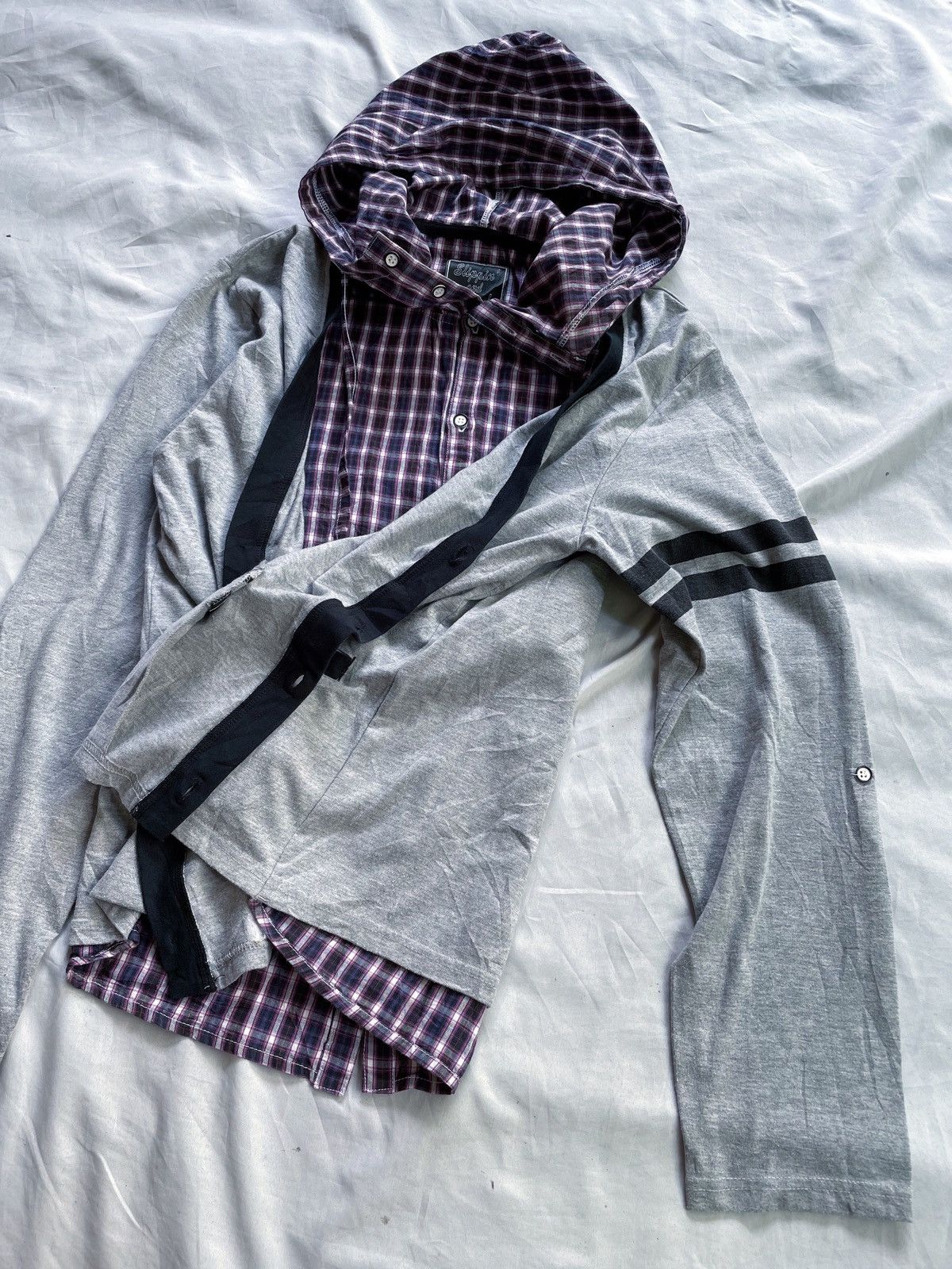 Japanese Brand JAPANESE DOUBLE LAYER CASUAL KNIT & SHIRT STYLE Size US M / EU 48-50 / 2 - 4 Thumbnail
