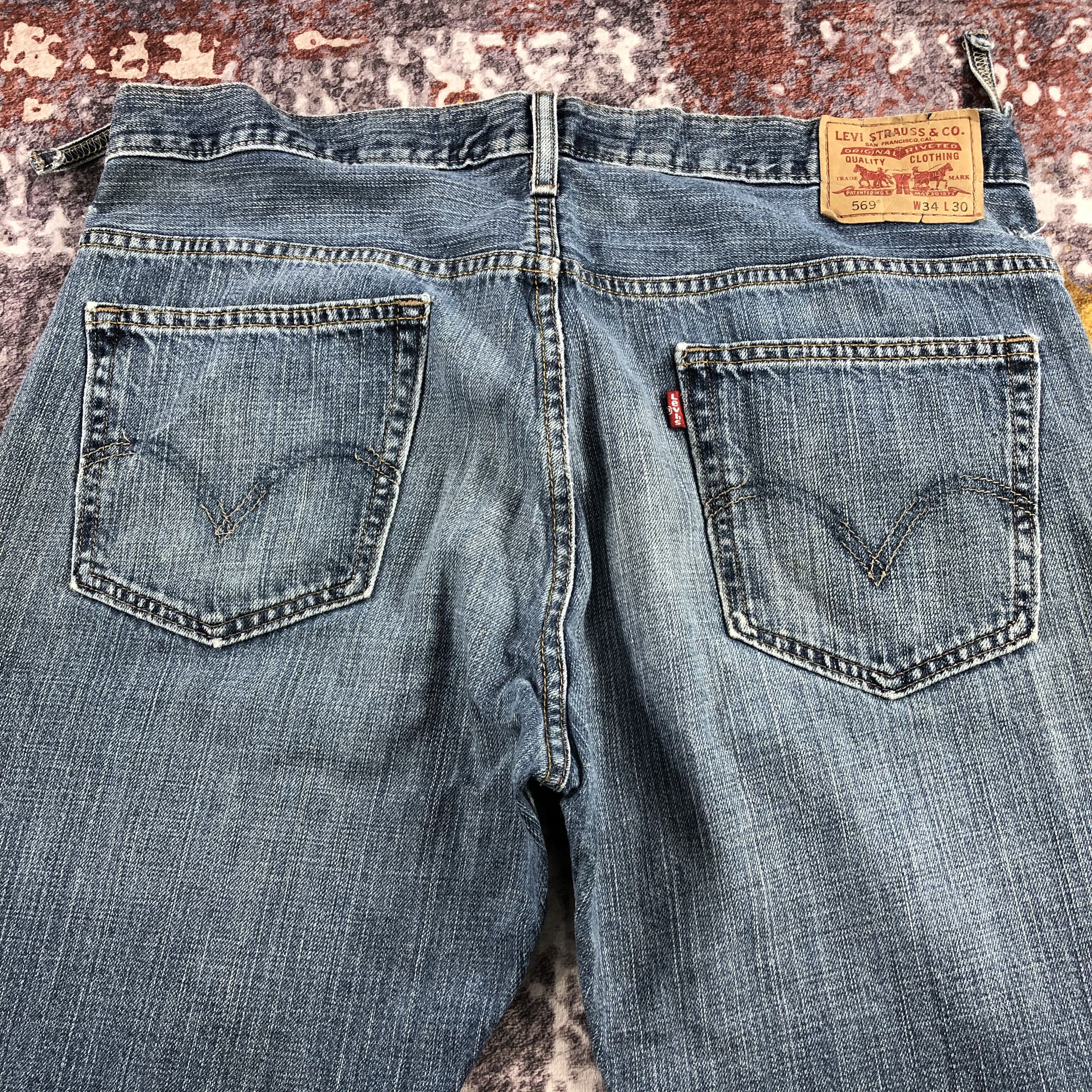 Levi's × Vintage Vintage Blue Wash Levis 569 Jeans-JM2498 Size US 38 / EU 54 - 5 Thumbnail