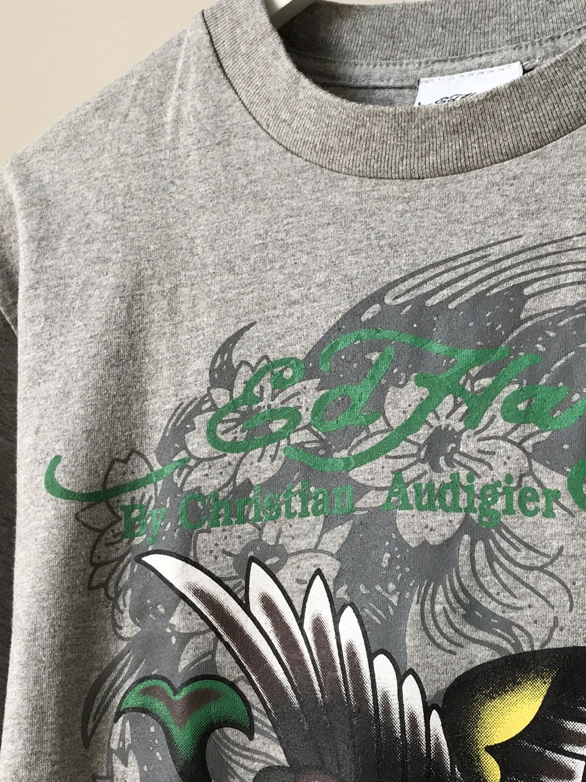 Ed Hardy × Japanese Brand × Vintage Y2K Ed Hardy Japanese Streetwear Style Graphic Print shirt Size US L / EU 52-54 / 3 - 5 Thumbnail