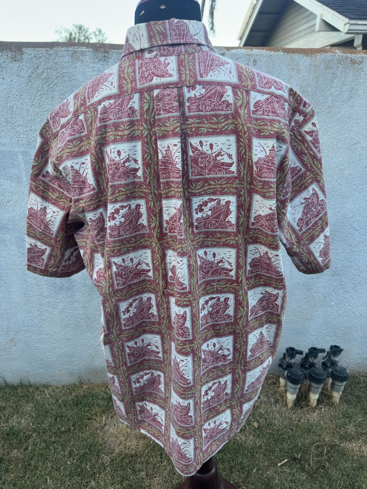 Reyn Spooner Reyn Spooner Shirt Men's XXL Dietrich Varez Red Fishing Boat Size US XXL / EU 58 / 5 - 2 Thumbnail
