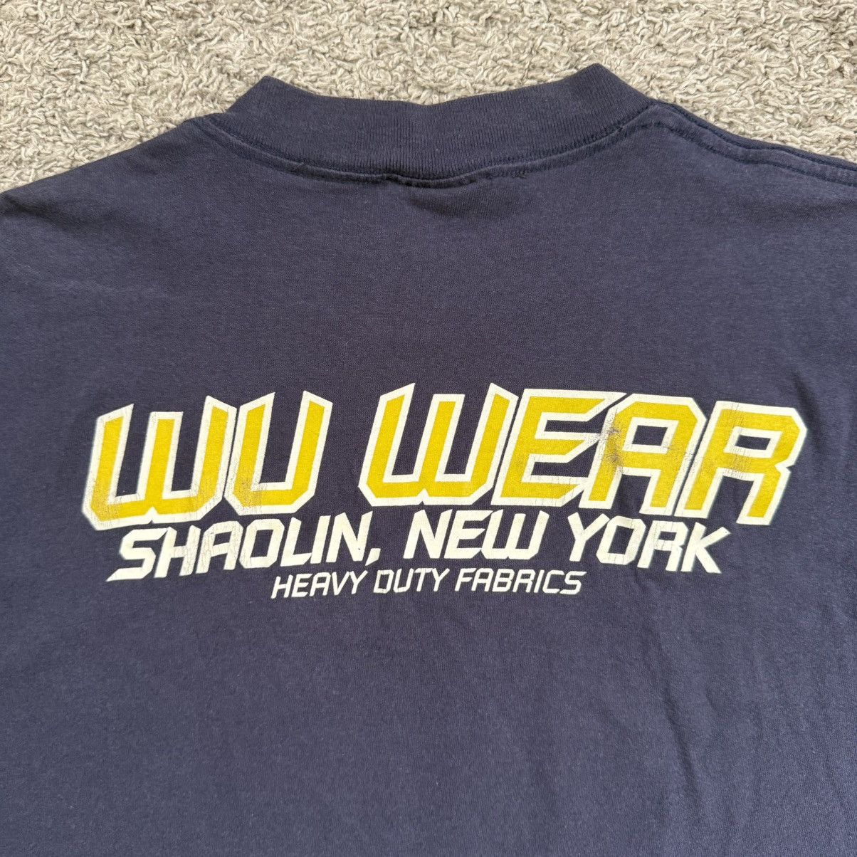 Wu-Tang Clan 🔴Wu-Wear Shirt Size XL Wu-Tang Vintage Navy Blue Rare Gza Size US XL / EU 56 / 4 - 4 Thumbnail