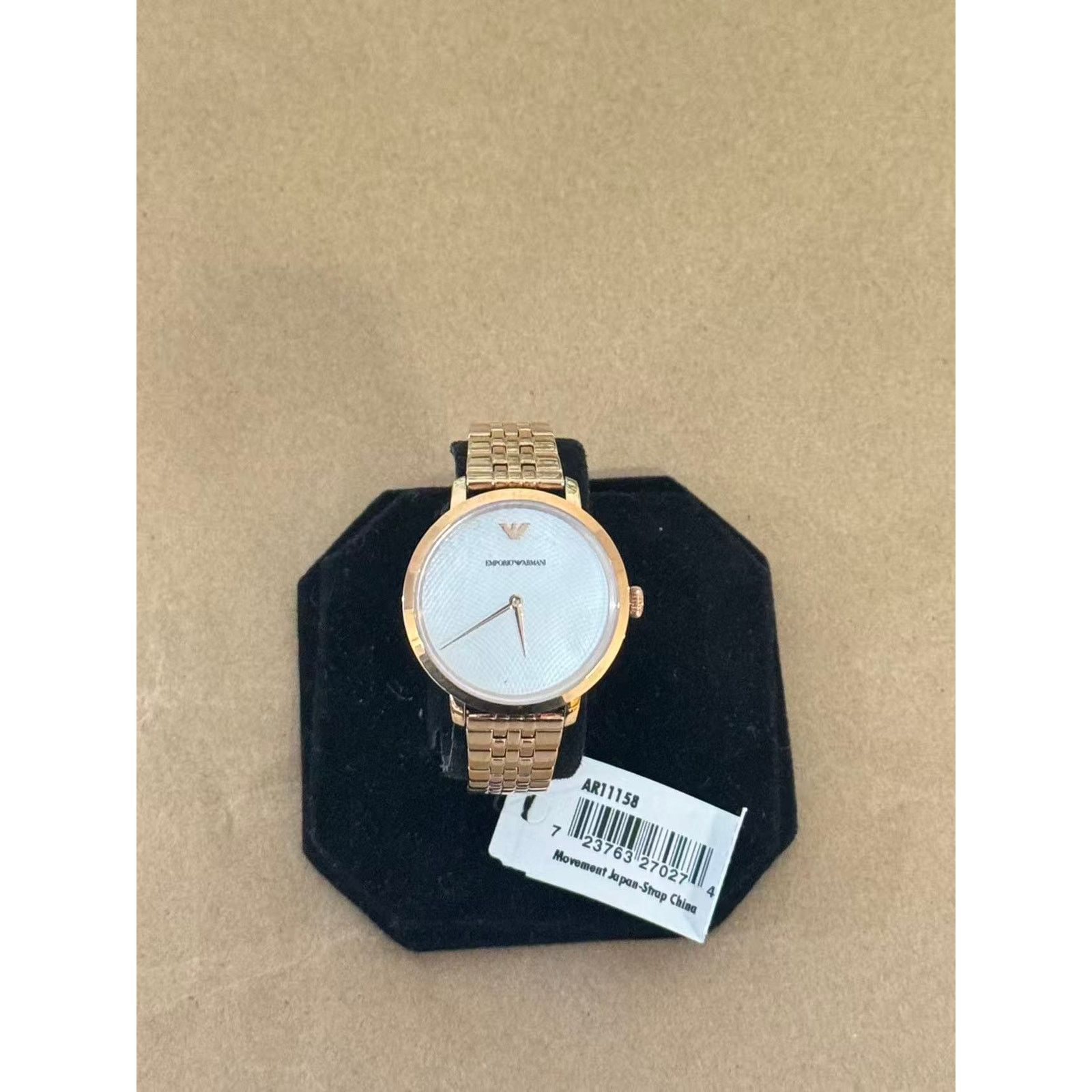 Emporio Armani Emporio Armani Modern Slim Ladies Rose Gold Watch AR11158 Size 36 - 4 Thumbnail
