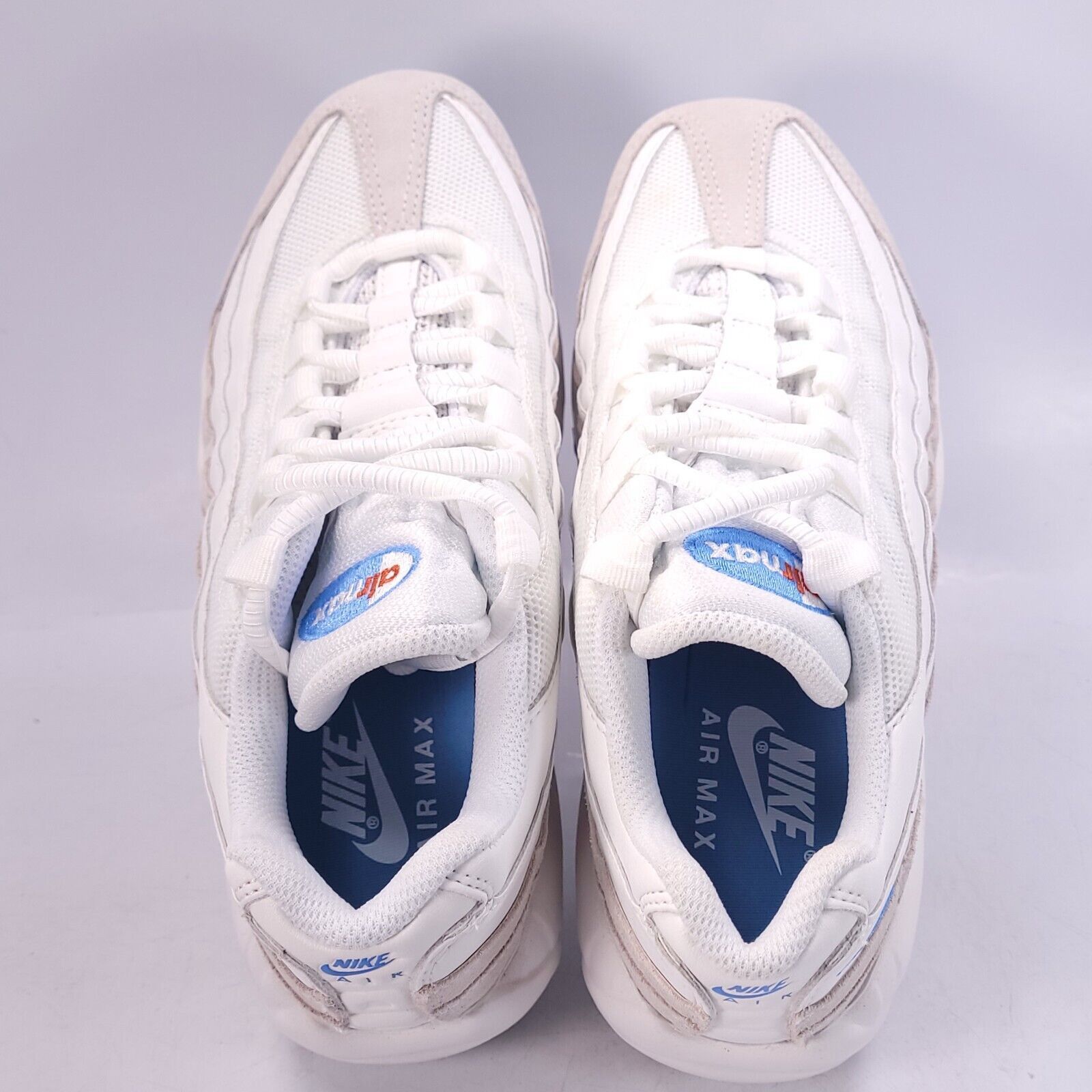 Nike Nike Air Max 95 Shoe Womens Size 6 DJ9981-100 White Blue Size US 6 / IT 36 - 4 Thumbnail