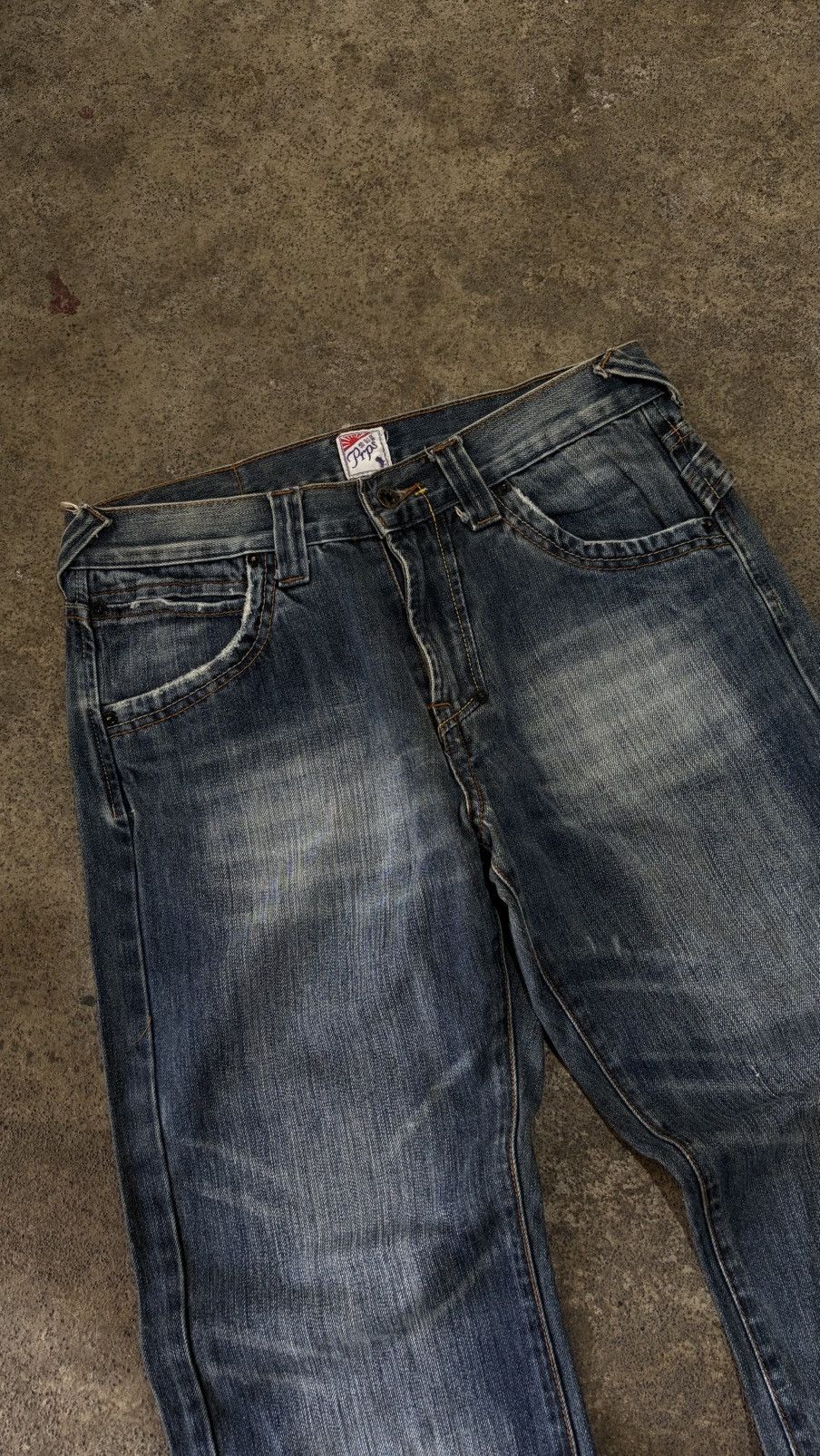 Japanese Brand PRPS Jeans Cropped Pants Faded LGB Style Size US 32 / EU 48 - 3 Thumbnail