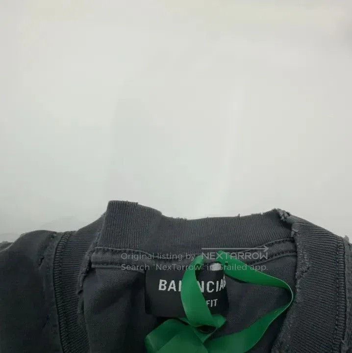 Balenciaga Balenciaga Black Vintage Print Short Sleeve T. Size US M / EU 48-50 / 2 - 5 Thumbnail