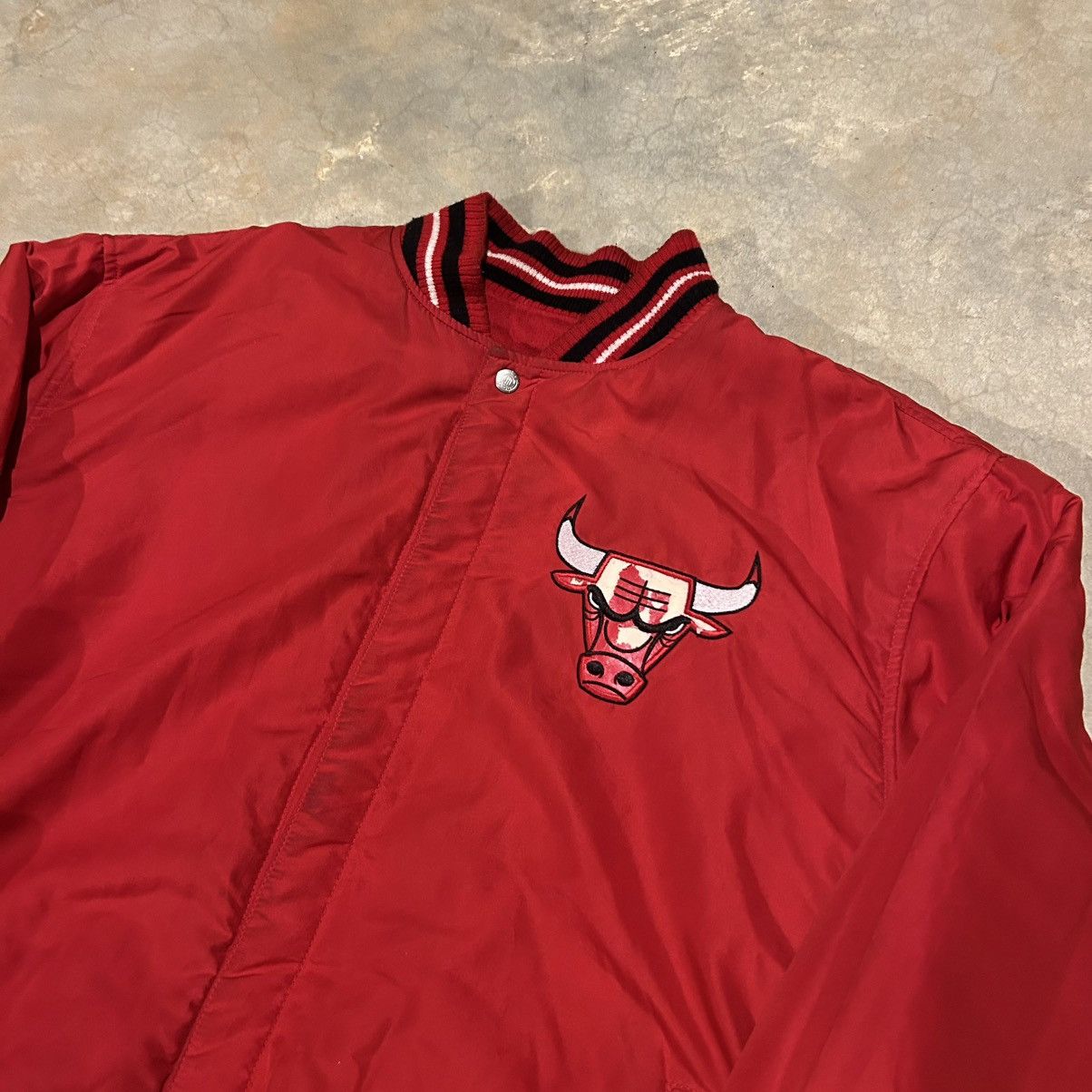 Jeff Hamilton × NBA × Vintage Vintage 90s Chicago Bulls Jeff Hamilton Varsity Jacket Size US XXL / EU 58 / 5 - 9 Thumbnail