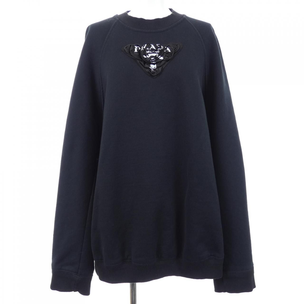 Prada Prada Prada Sweatshirt Knitwear Cotton Sweatshirts & Hoodies 134627 S211 1YSE DUTY FREE for USA Size ONE SIZE - 1 Thumbnail