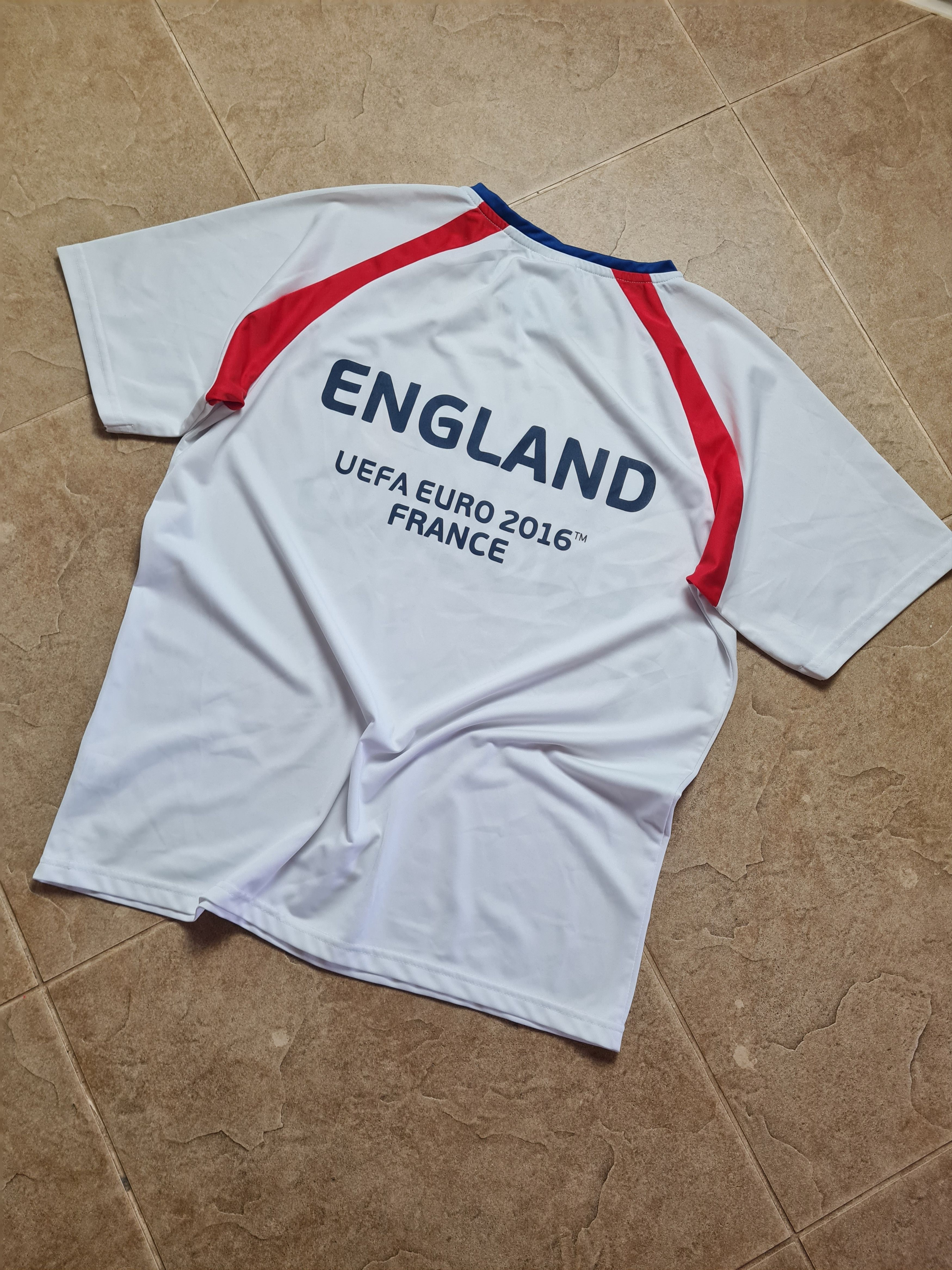 UEFA ENGLAND World Cup 2016 France FOOTBALL UEFA SHIRT ADULT Size US L / EU 52-54 / 3 - 1 Thumbnail