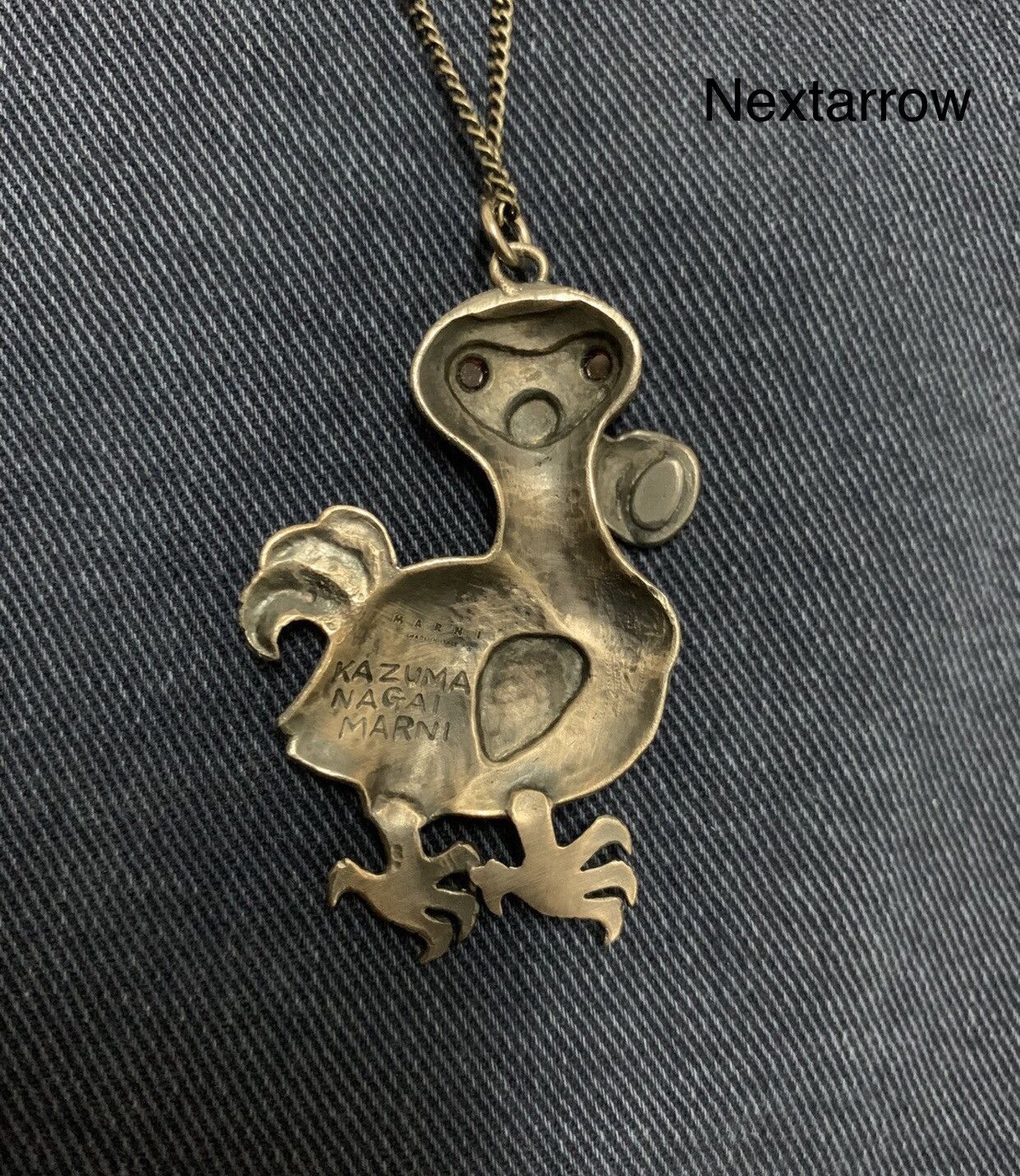 Marni MARNI's Dodo necklace pendant wearing a gas mask necklace Size ONE SIZE - 2 Thumbnail