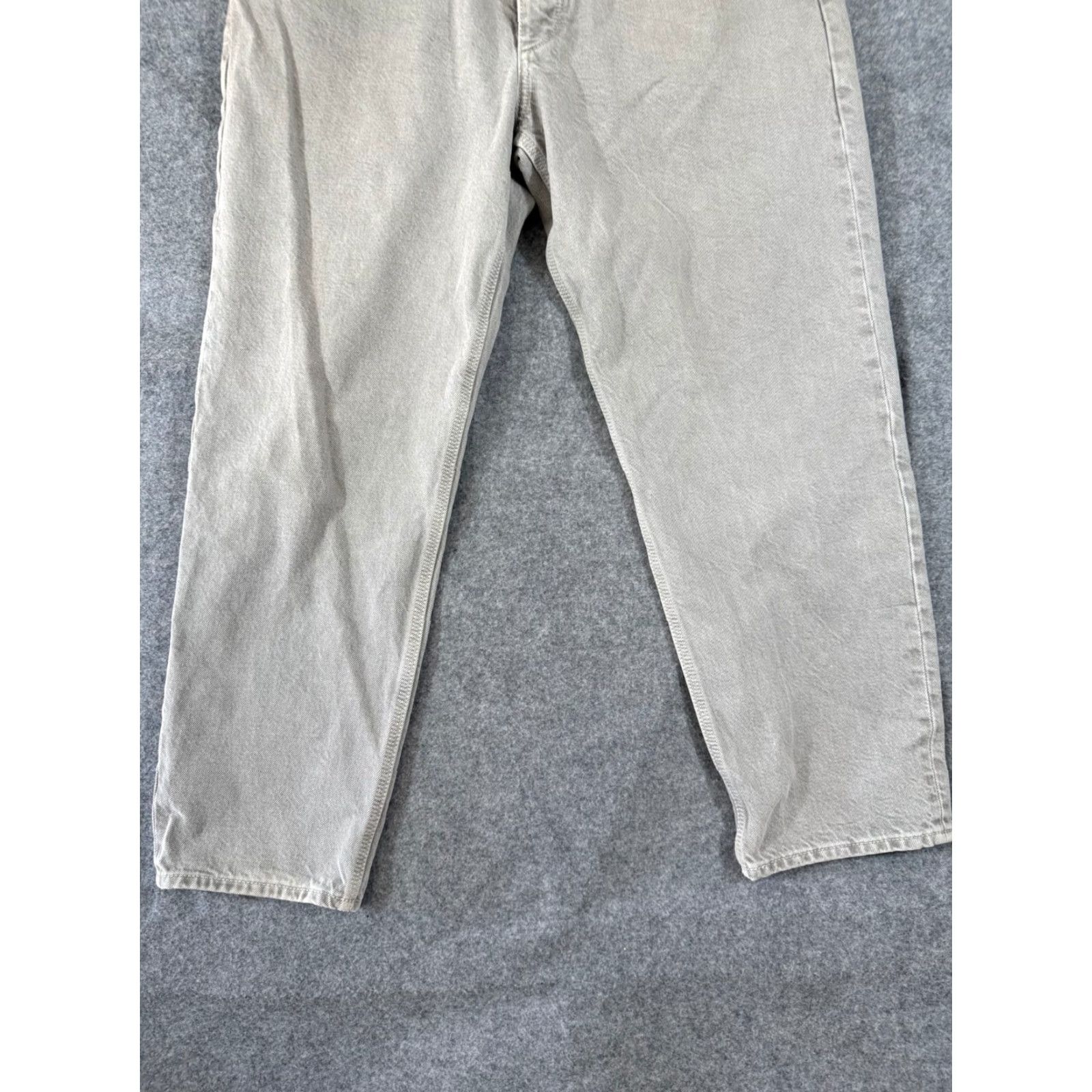 Rag & Bone Rag & Bone Fit 2 Button Fly Jeans Mens 33X28 Gray Denim High Rise Straight Leg Pants Size US 33 - 4 Thumbnail