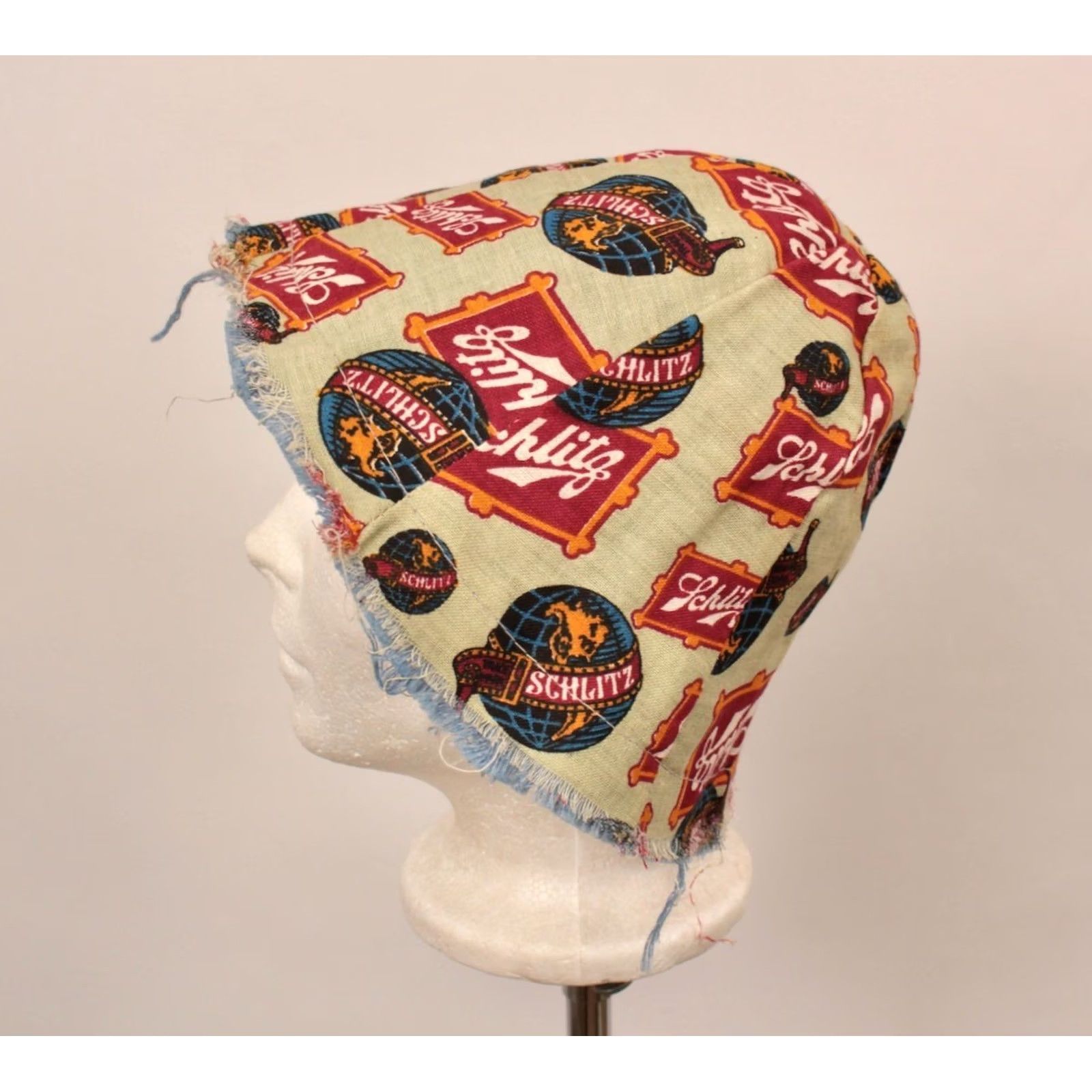 Vintage VINTAGE Schlitz Beer Advertisement Bucket Hat 60s Green Mens Size ONE SIZE - 3 Thumbnail