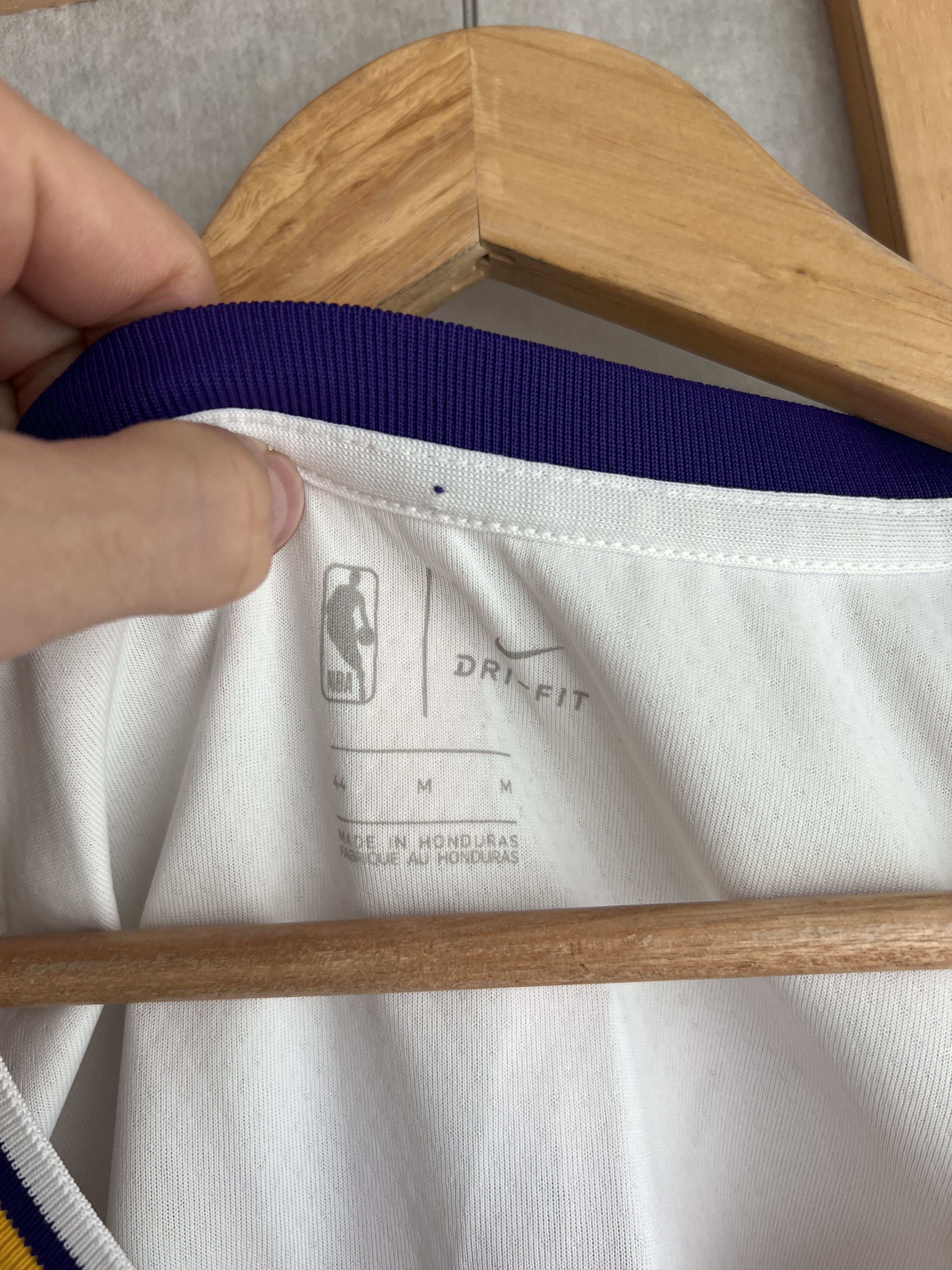Nike RARE! Nike LA Lakers #2 Ball jersey NBA mesh basketball home Size US M / EU 48-50 / 2 - 14 Thumbnail