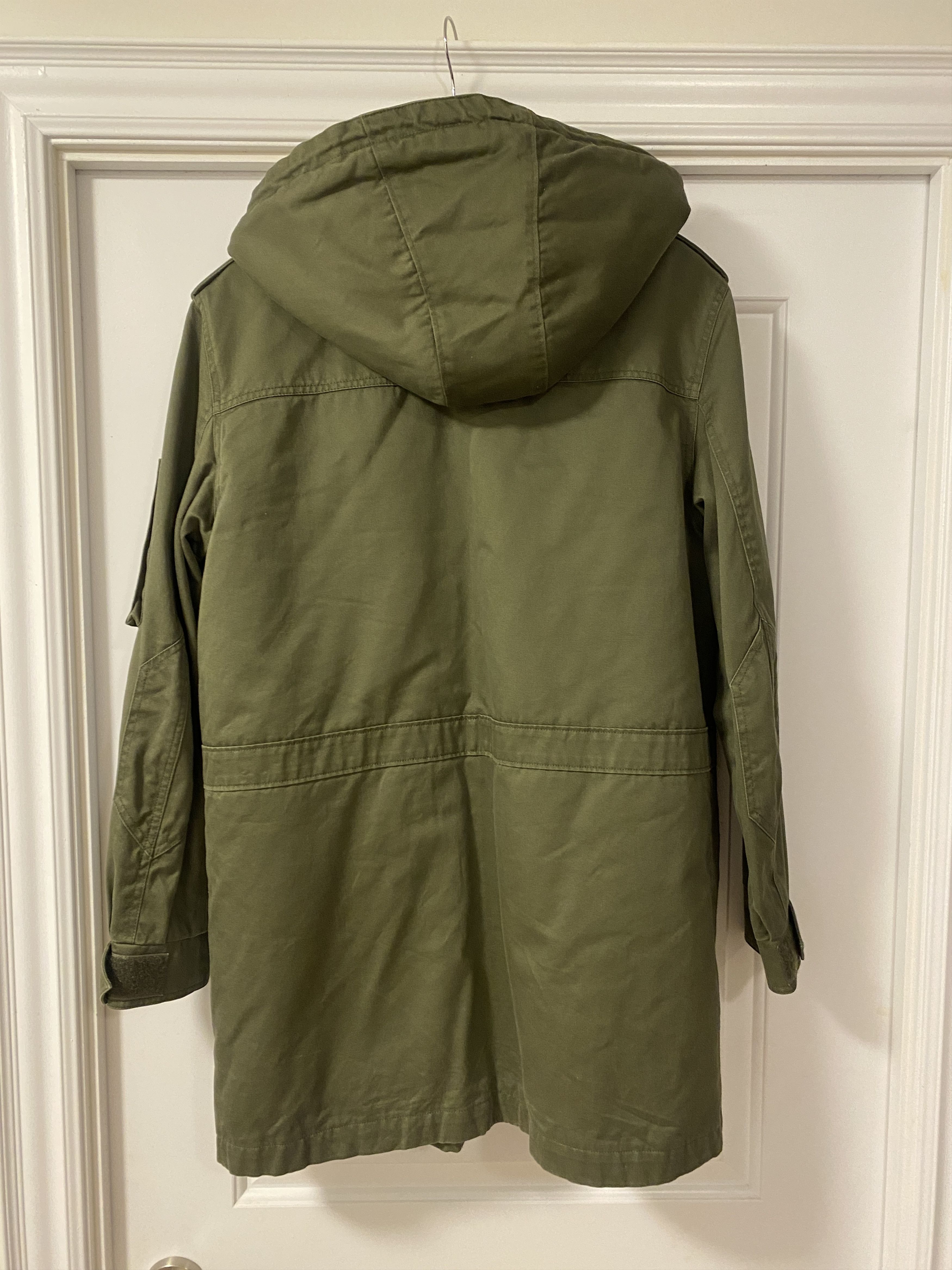 Erdem ERDEM H&M Men Pile Lined Cotton Parka Khaki Green Coat Size US M / EU 48-50 / 2 - 7 Thumbnail