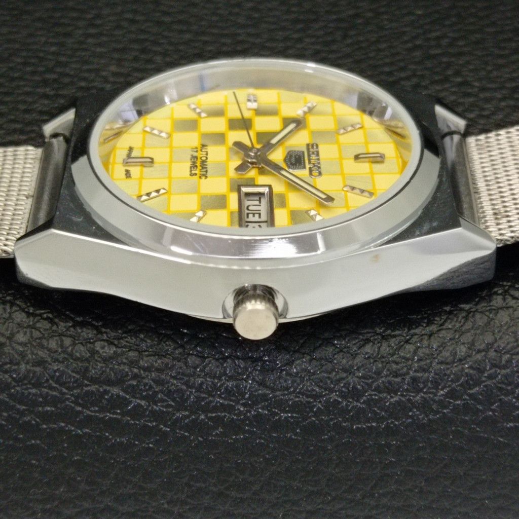 Seiko REFURBISHED VINTAGE SEIKO 5 AUTO JAPAN MENS WATCH a440206 Size 38 - 4 Thumbnail
