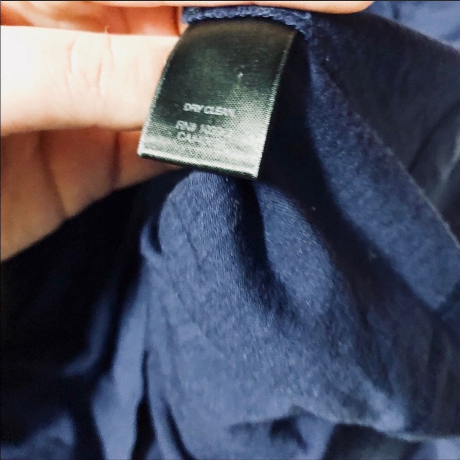 Marc by Marc Jacobs MARC JACOBS Black Navy Wool Pleated Crew Neck Mini Dress S Size S / US 4 / IT 40 - 8 Thumbnail