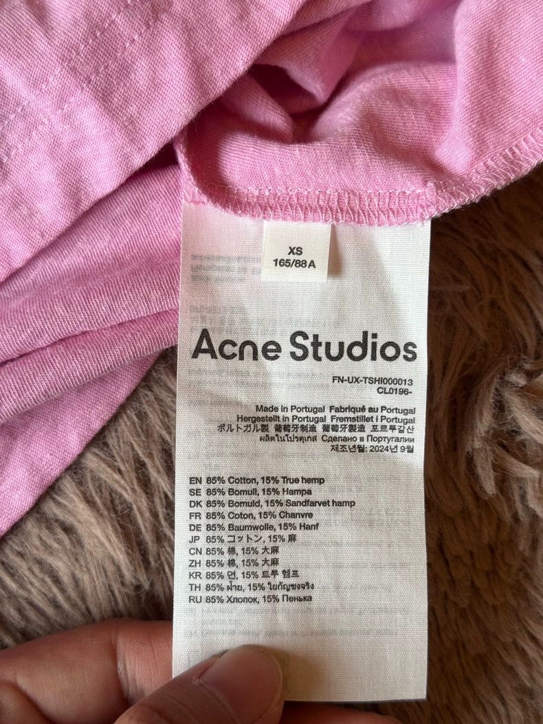 Acne Studios Acne Studios Dirty pink letter short-sleeved shirt Size XS / US 0-2 / IT 36-38 - 4 Thumbnail