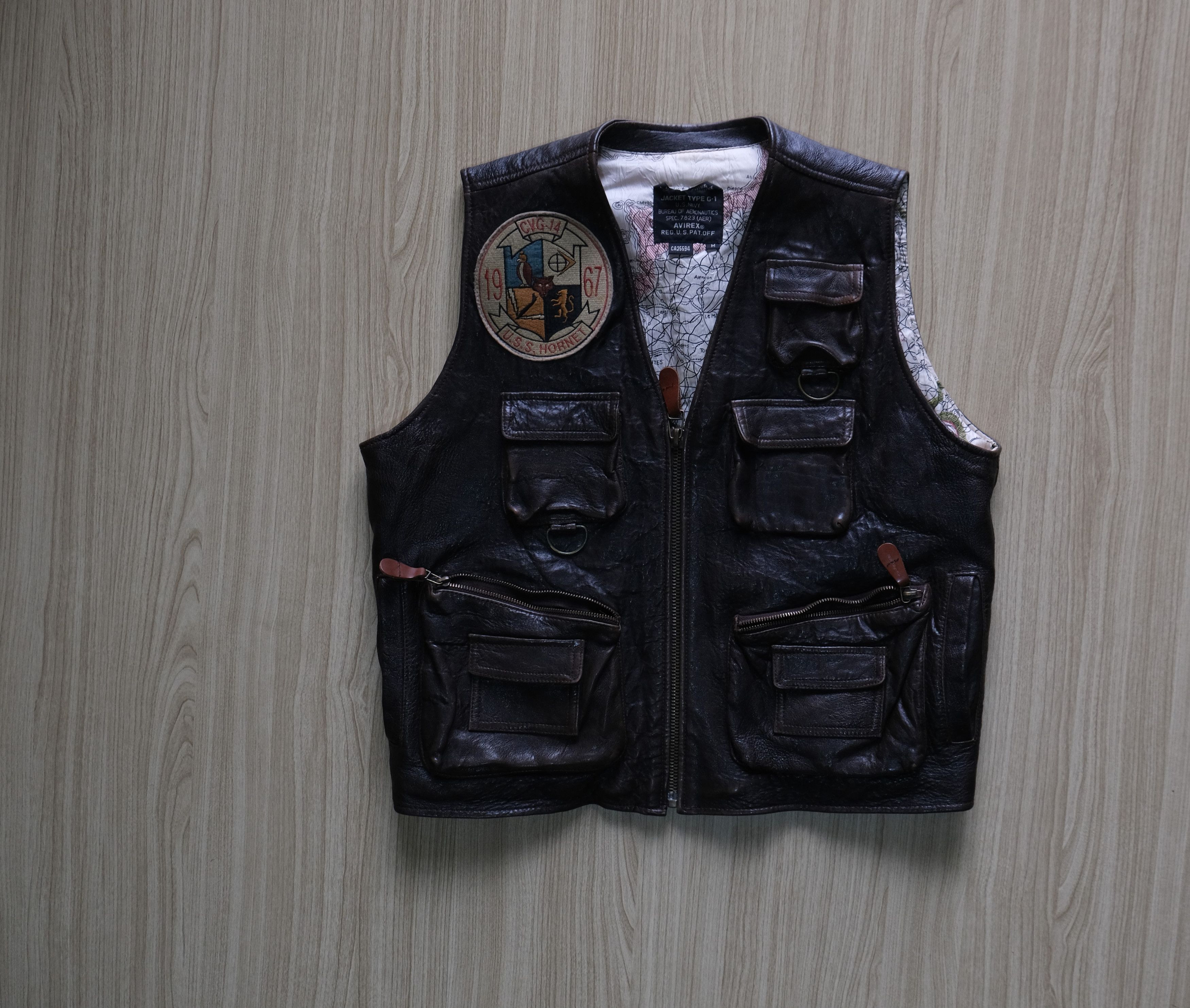 Avirex Avirex Vest U.S.S Hornet 1967 Size US M / EU 48-50 / 2 - 1 Thumbnail