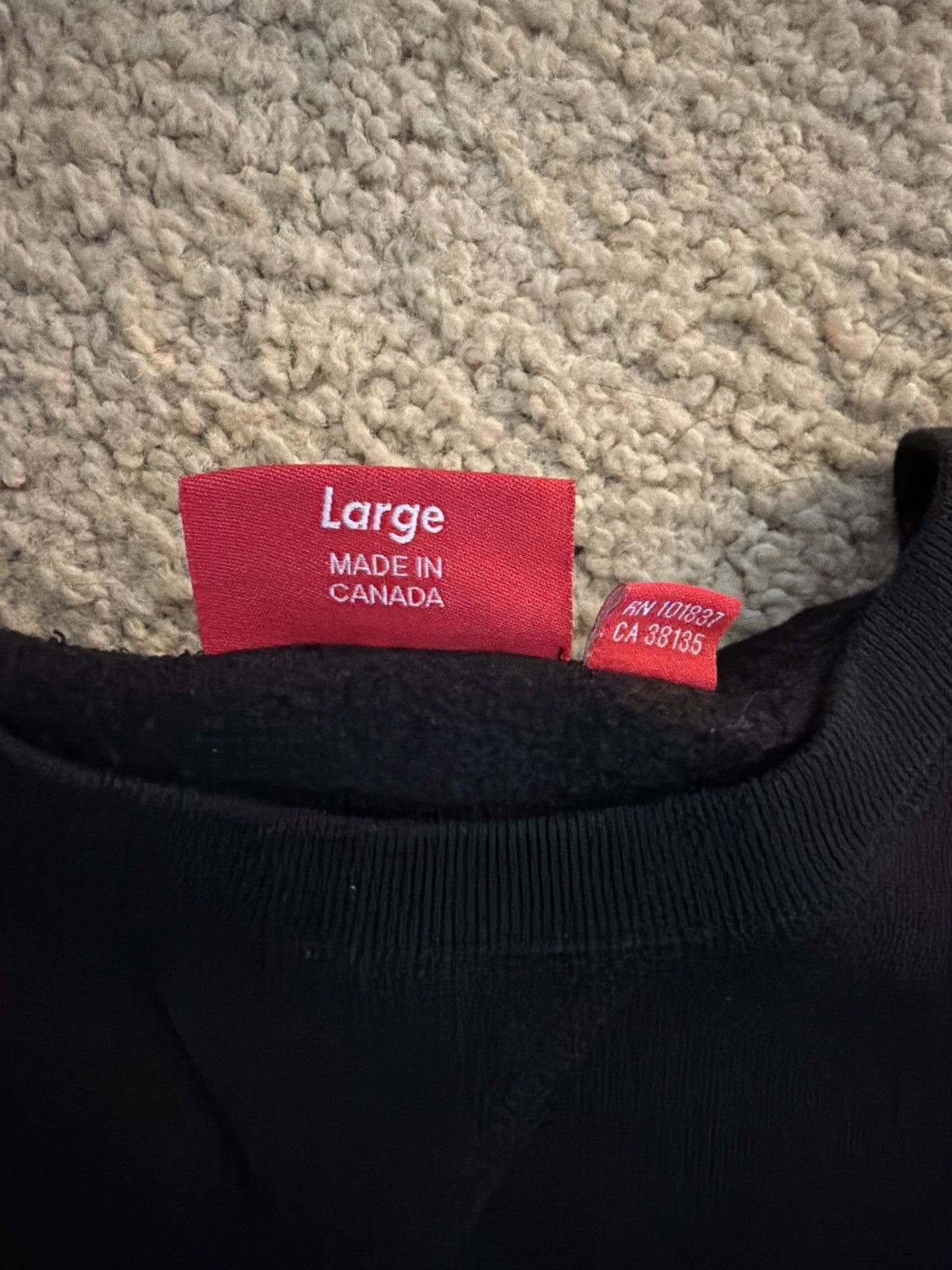 Supreme Supreme Black Sweatshirt Size US L / EU 52-54 / 3 - 5 Thumbnail