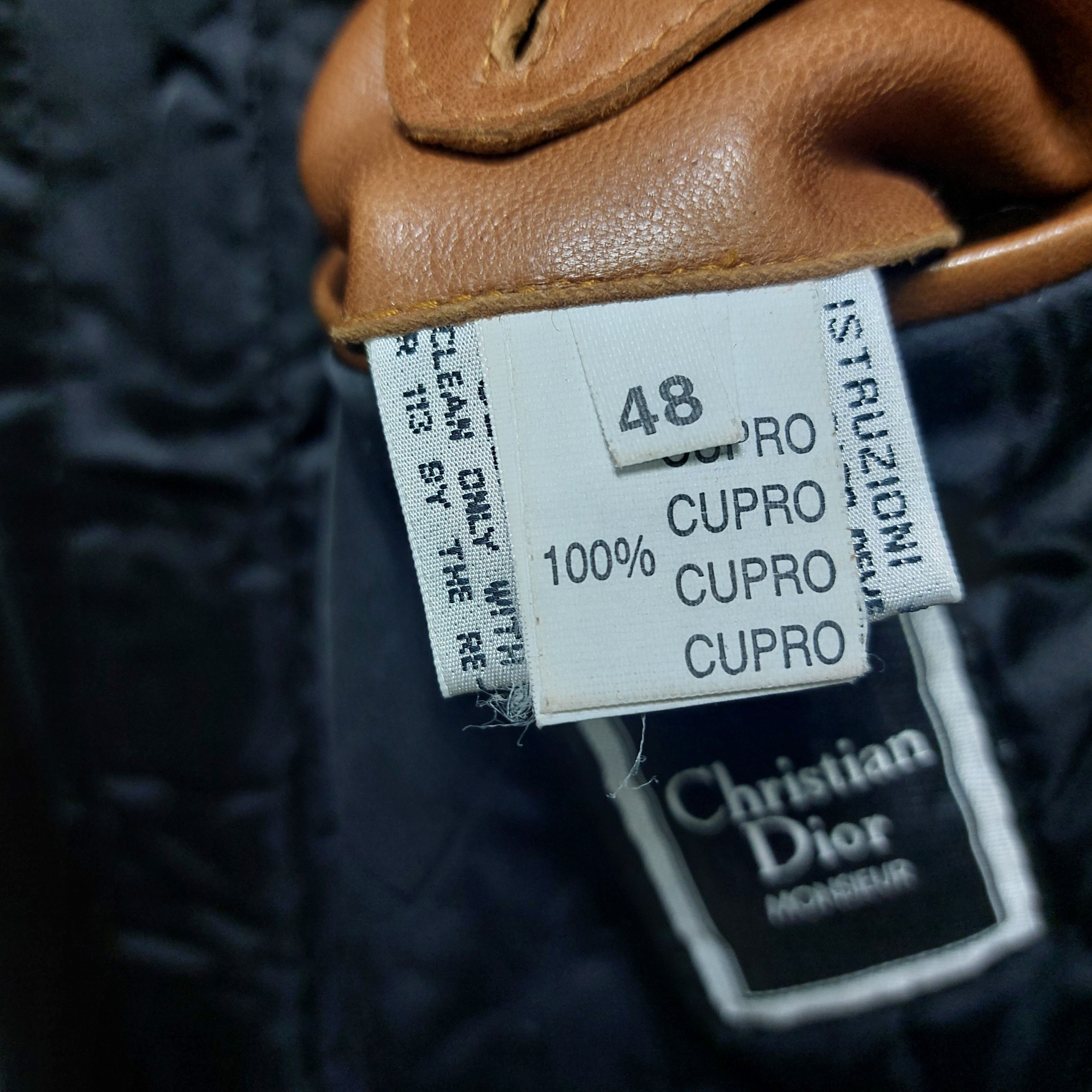Christian Dior Monsieur Christian Dior Leather jacket Size US XL / EU 56 / 4 - 6 Thumbnail