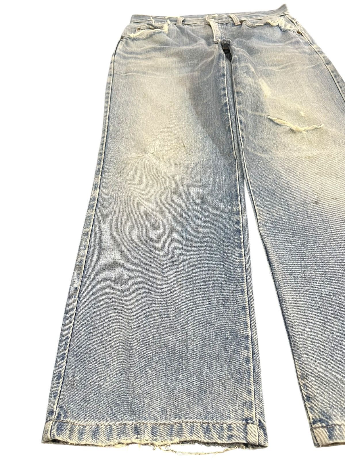 Beauty Beast × Big John × If Six Was Nine Vintage Big John Baggy Faded Denim Size US 32 / EU 48 - 3 Thumbnail