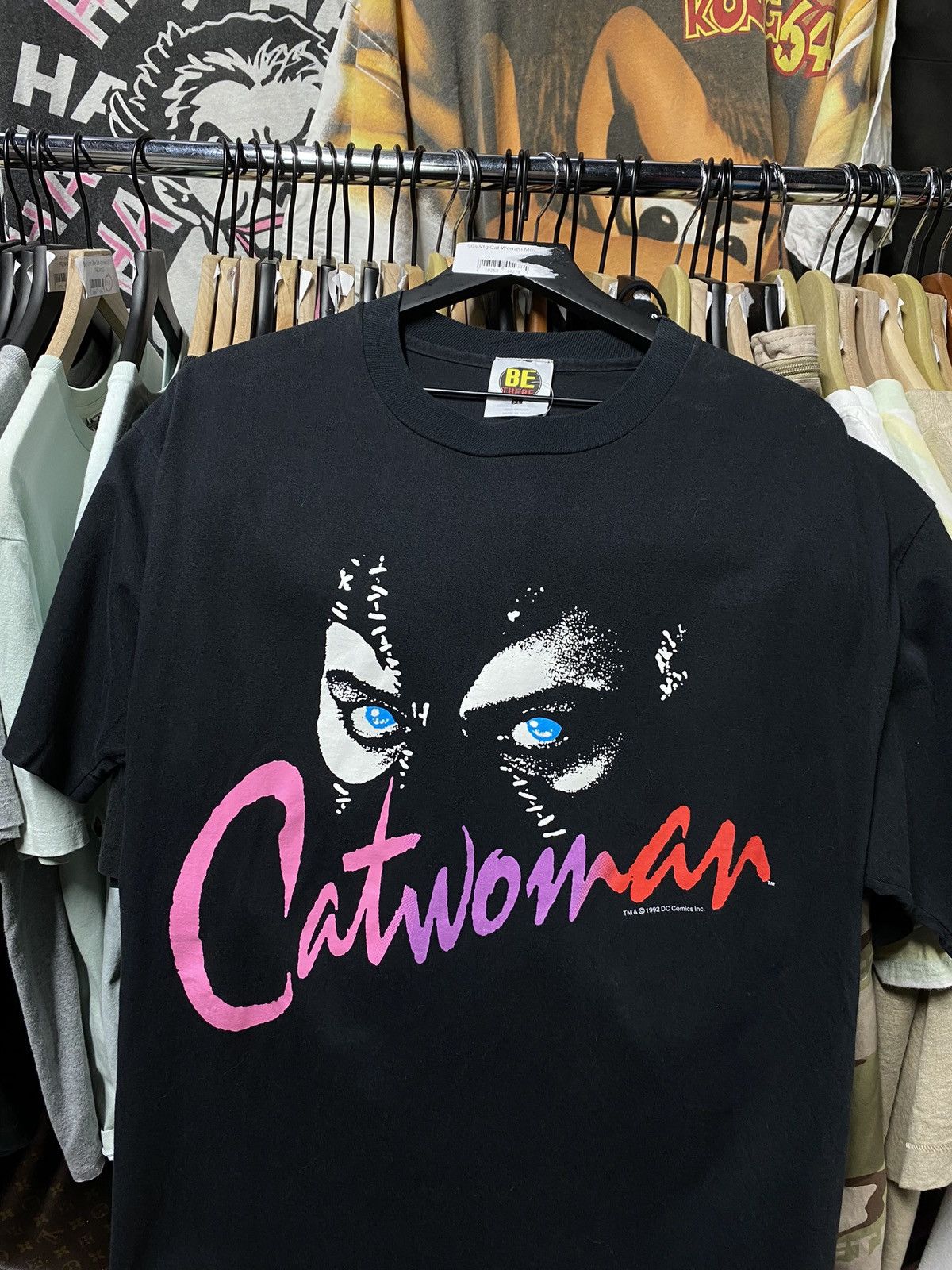 DC Comics × Vintage 90’s Vintage Cat Women DC Comics Tee Shirt Large Size US L / EU 52-54 / 3 - 2 Thumbnail
