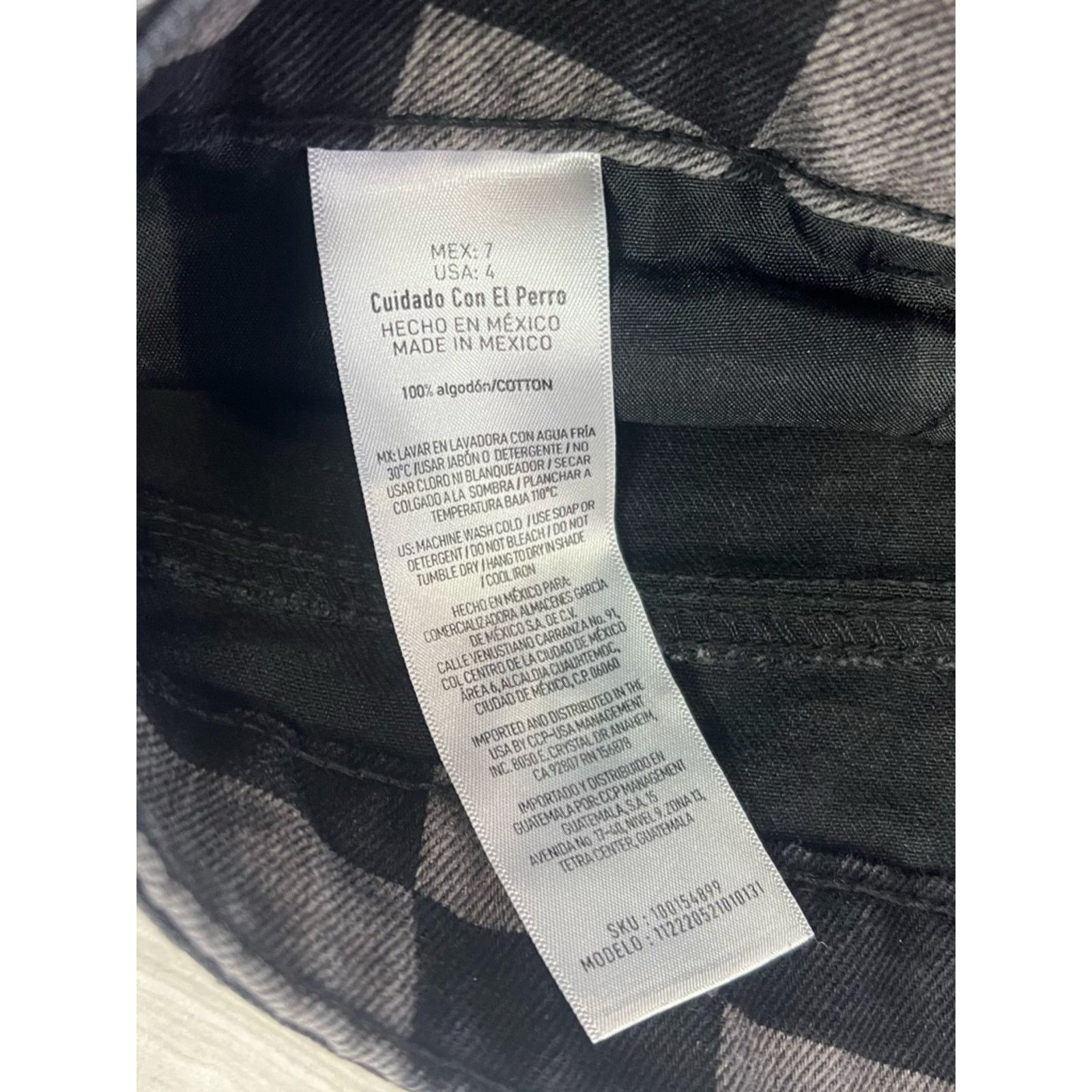 Vintage Cuidado con el perro Checker Women’s Pants Size 32" / US 10 / IT 46 - 3 Thumbnail