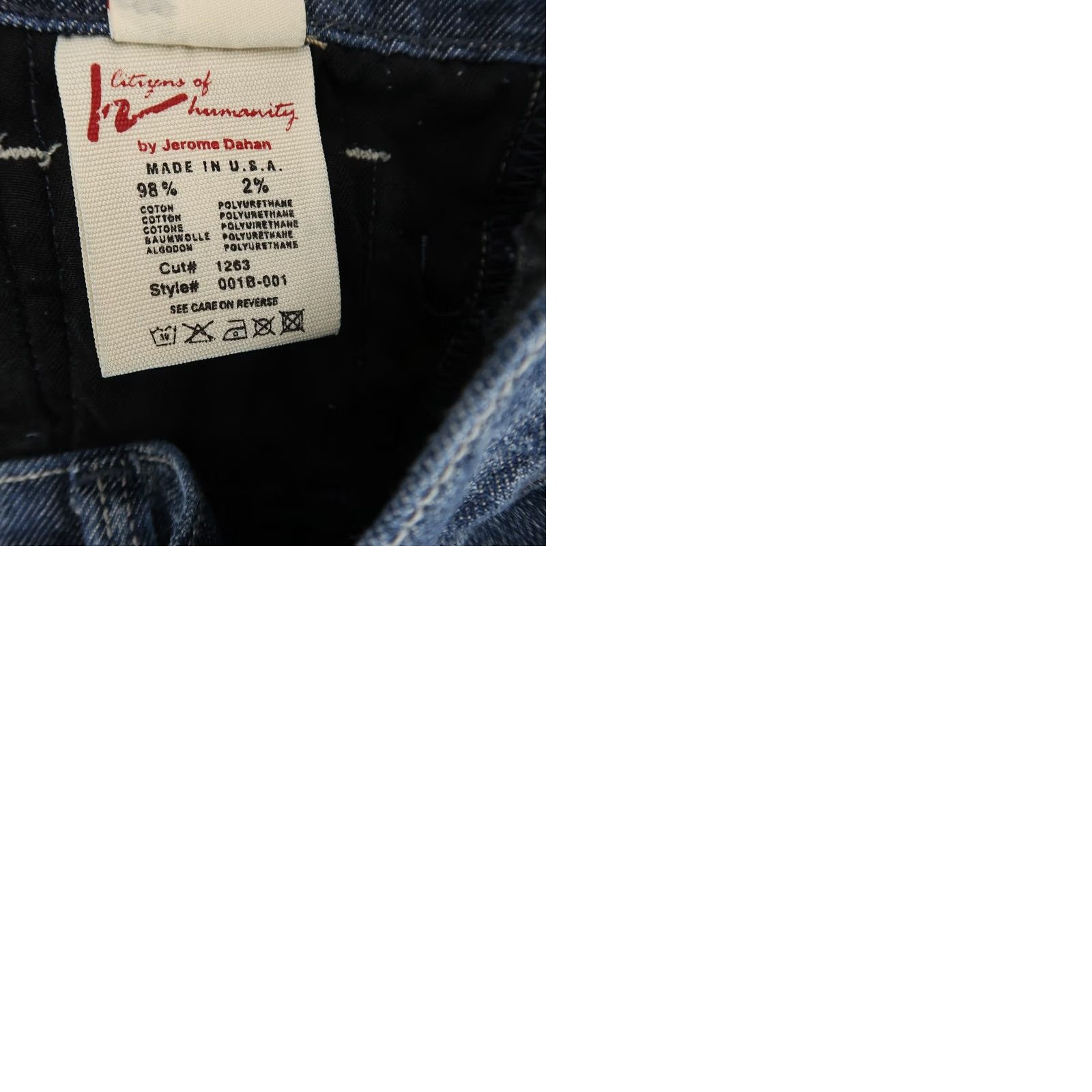 Citizens Of Humanity Citizens of Humanity Jeans Womens 30 Blue Low Bootcut Stretch Denim 5-Pocket Logo Rise Low Rise Casual Vintage: No Mens Womens Size 30" / US 8 / IT 44 - 9 Thumbnail