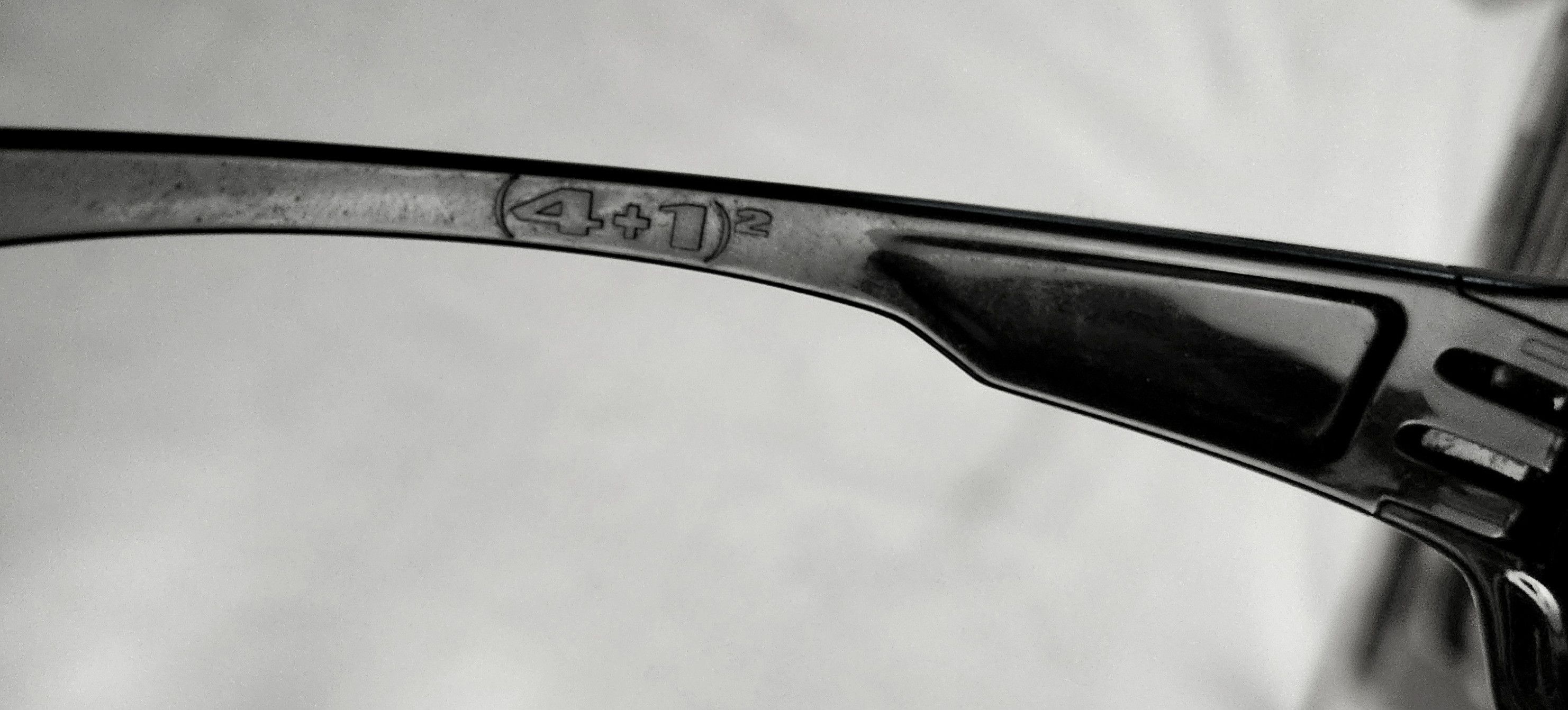 Oakley Oakley Fives Squared (4+1) 2 12967 vtg Black Wrap Sunglasses Size ONE SIZE - 12 Thumbnail